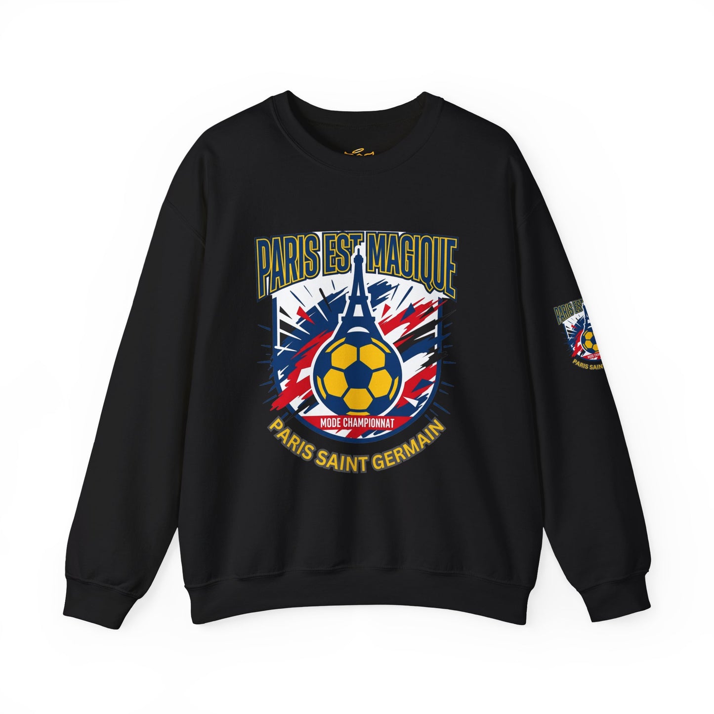 Paris Saint Germain Soccer Crest Sweatshirt | Paris Saint Germain soccer fans Sweatshirt - Trending Novelties & Gifts