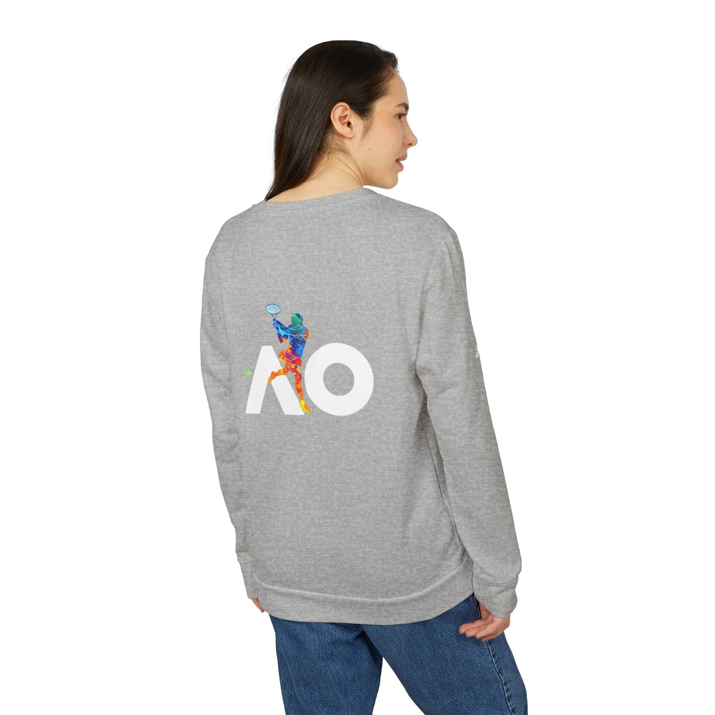 Adidas Tennis Motif Sweatshirt, Adidas sweatshirt, Adidas tennis apparel, Australian Open tennis apparel,