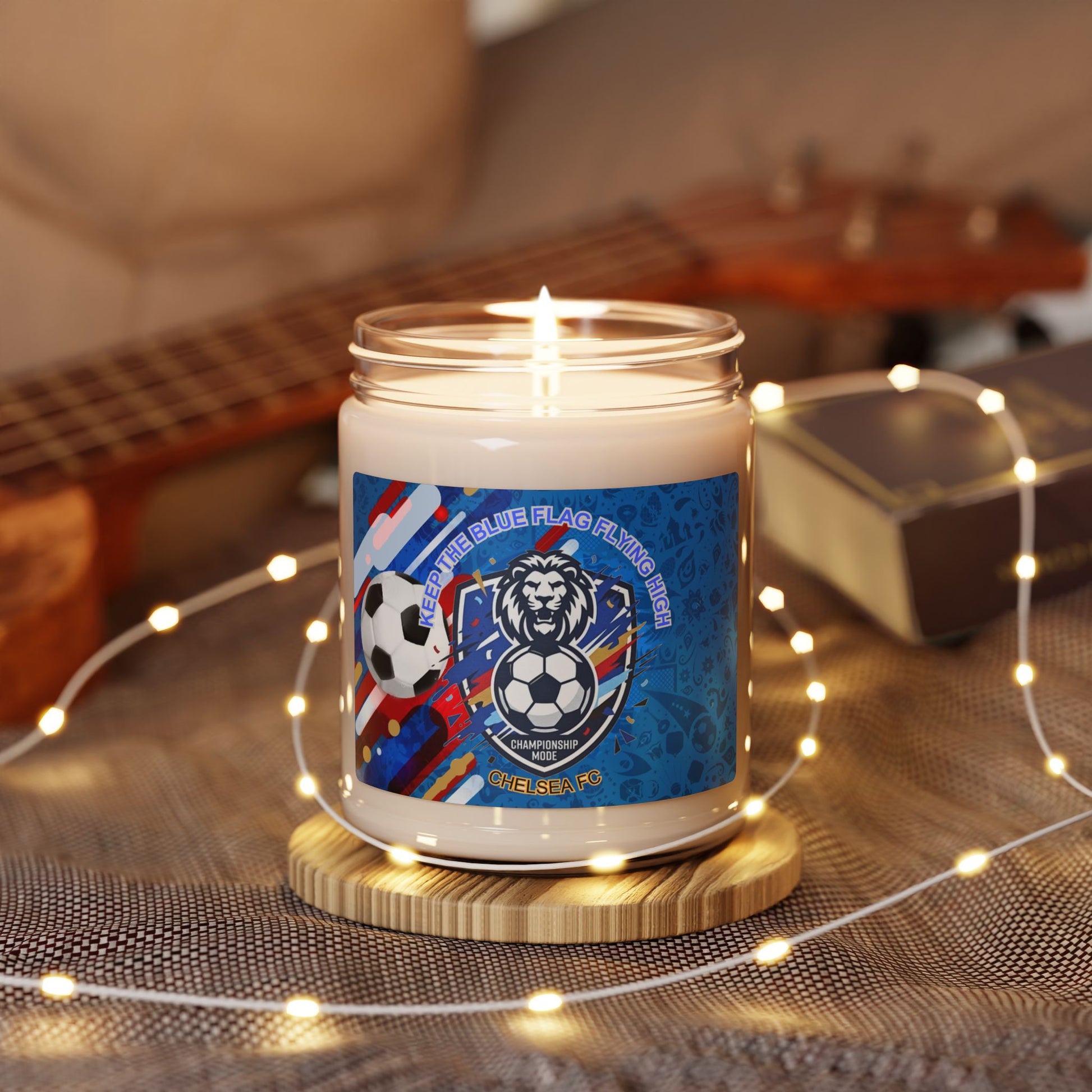 Keep the Blue Flag Flying High Candle | Chelsea Soccer Fans Proud New Label - Trending Novelties & Gifts