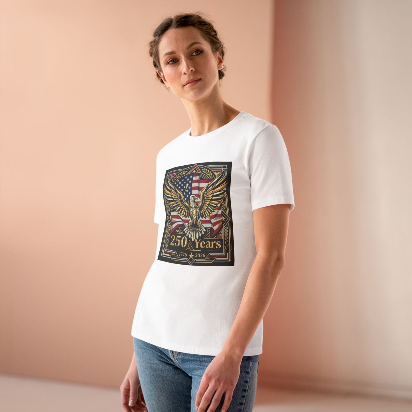 USA 250th ANNIVERSARY Women's Tee | America 250 Years of Freedom Women's T-shirt - Trending Novelties & Gifts