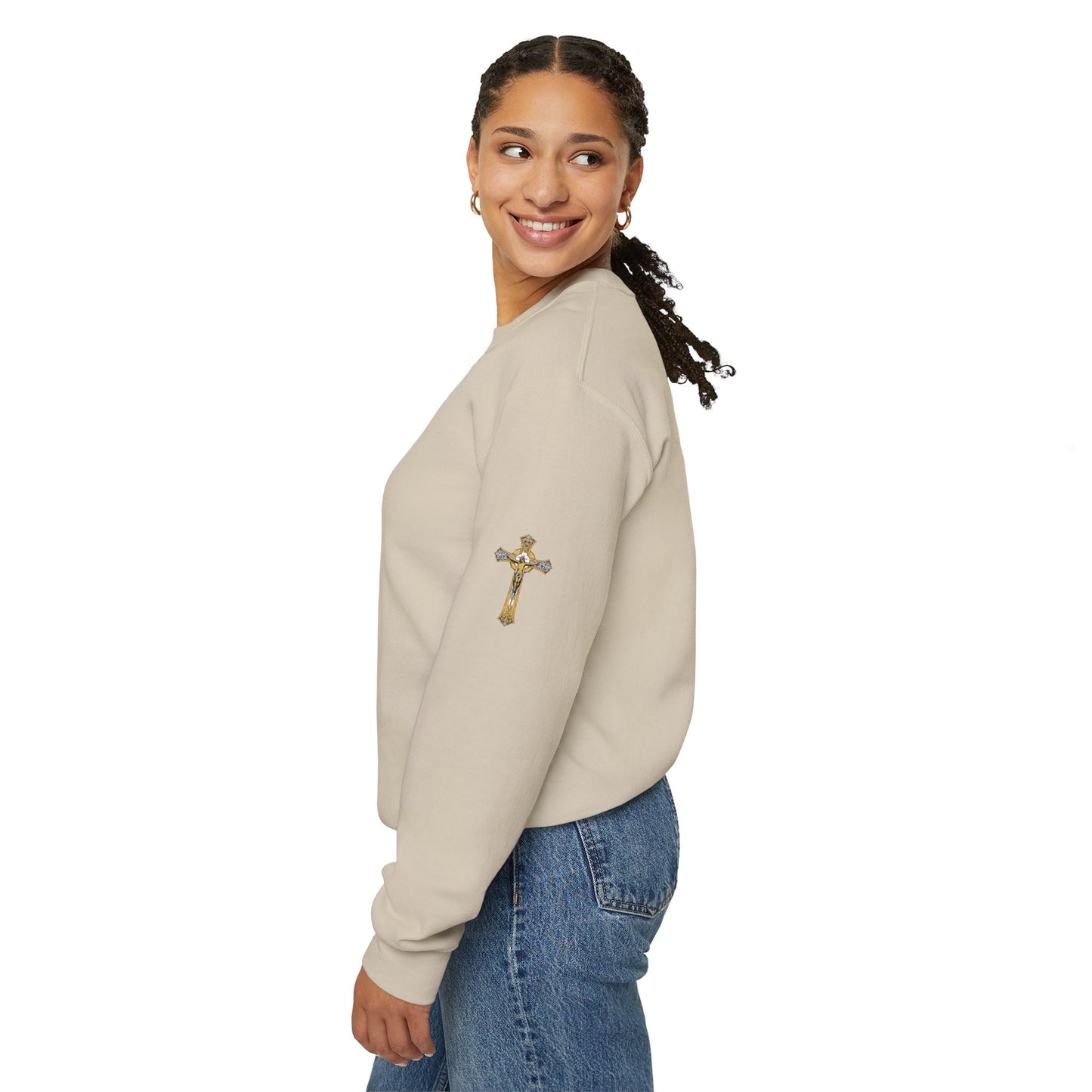 Catholic Crewneck Sweatshirt – "Tradition Since 33 AD" Religious Pullover ((CT)
