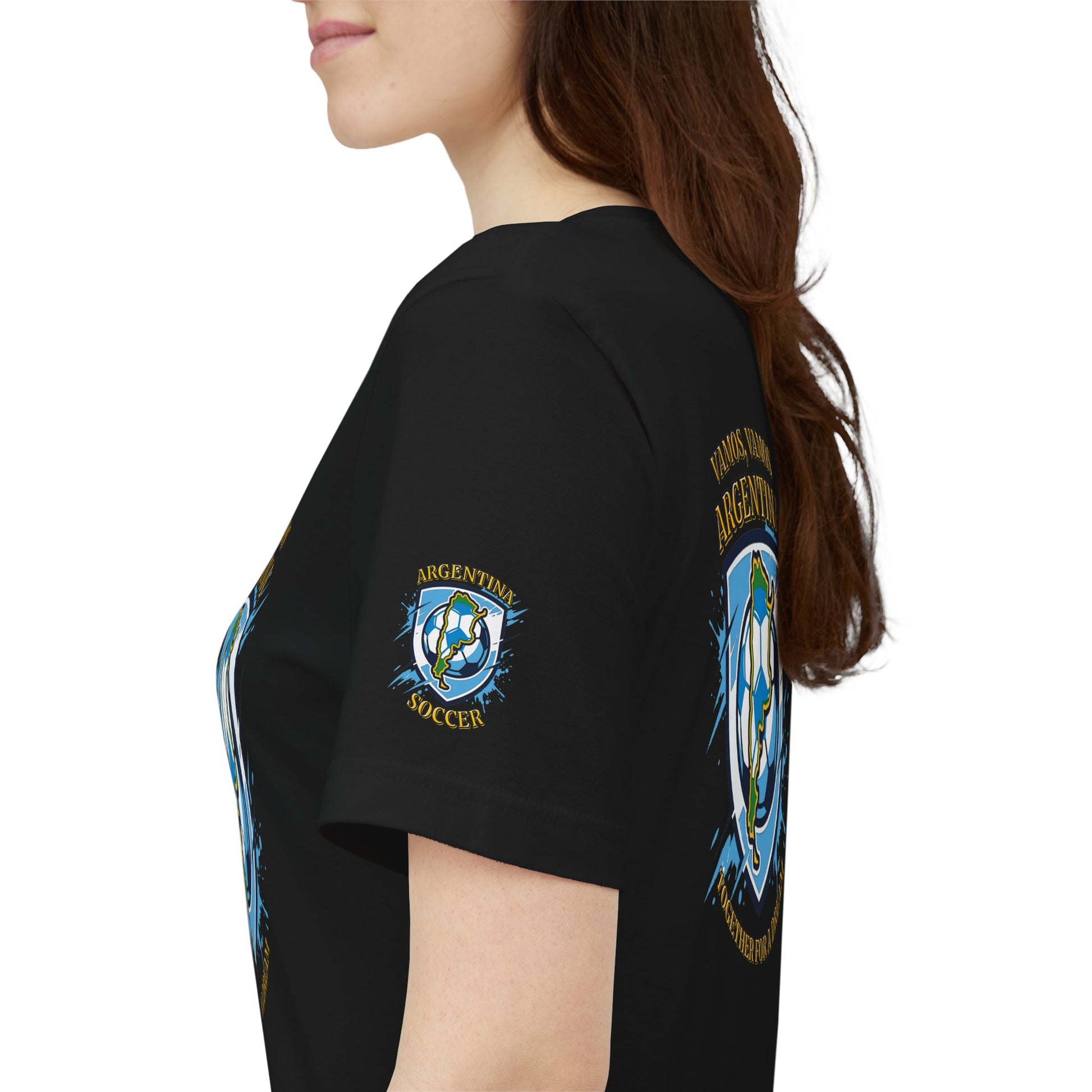 Argentina Soccer T-Shirt - "Vamos, Vamos Argentina" Together for a Dream Fan Tee - Trending Novelties & Gifts