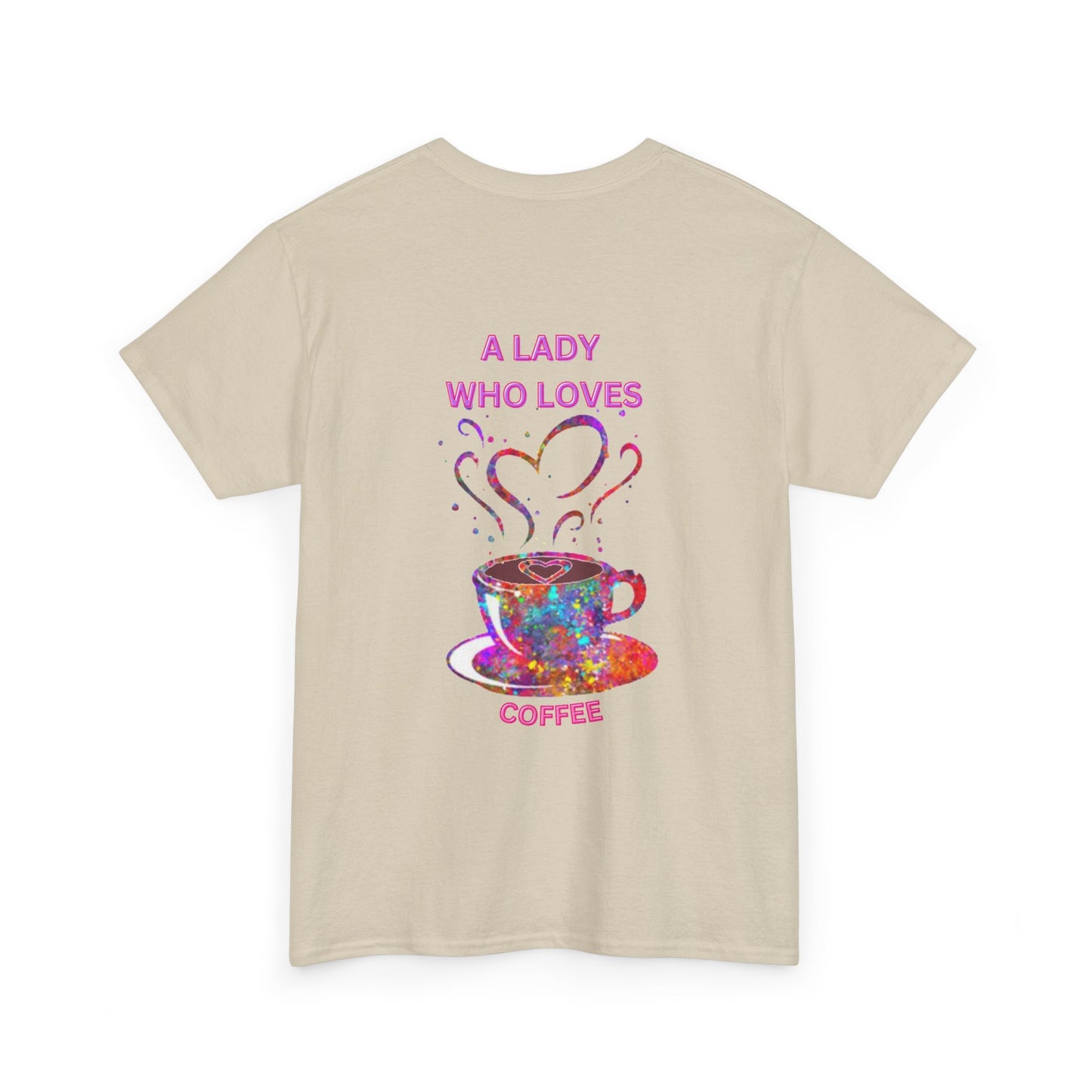 Coffee Lover Cotton Tee - For Women Who Love Coffee