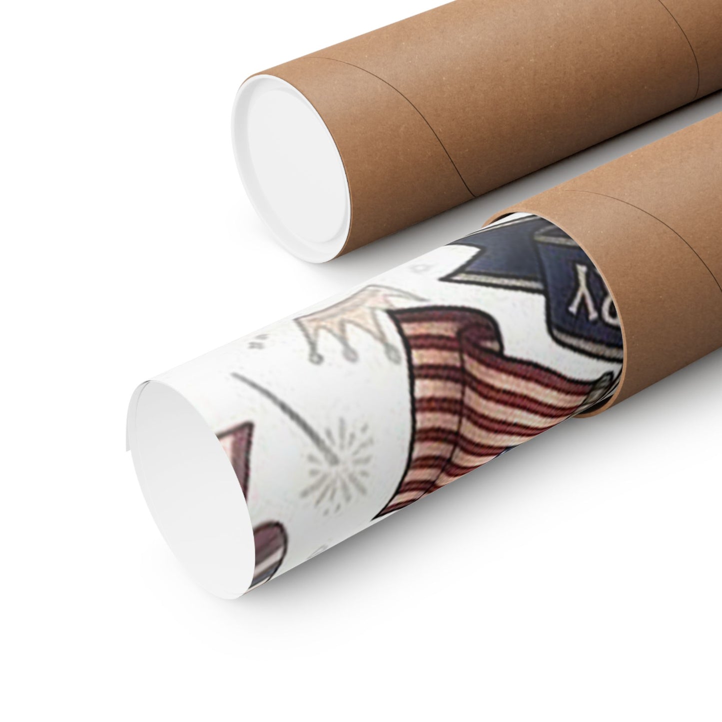 Land of the Free Patriotic Matte Poster — USA 250th Anniversary Bow Wall Art - Trending Novelties & Gifts