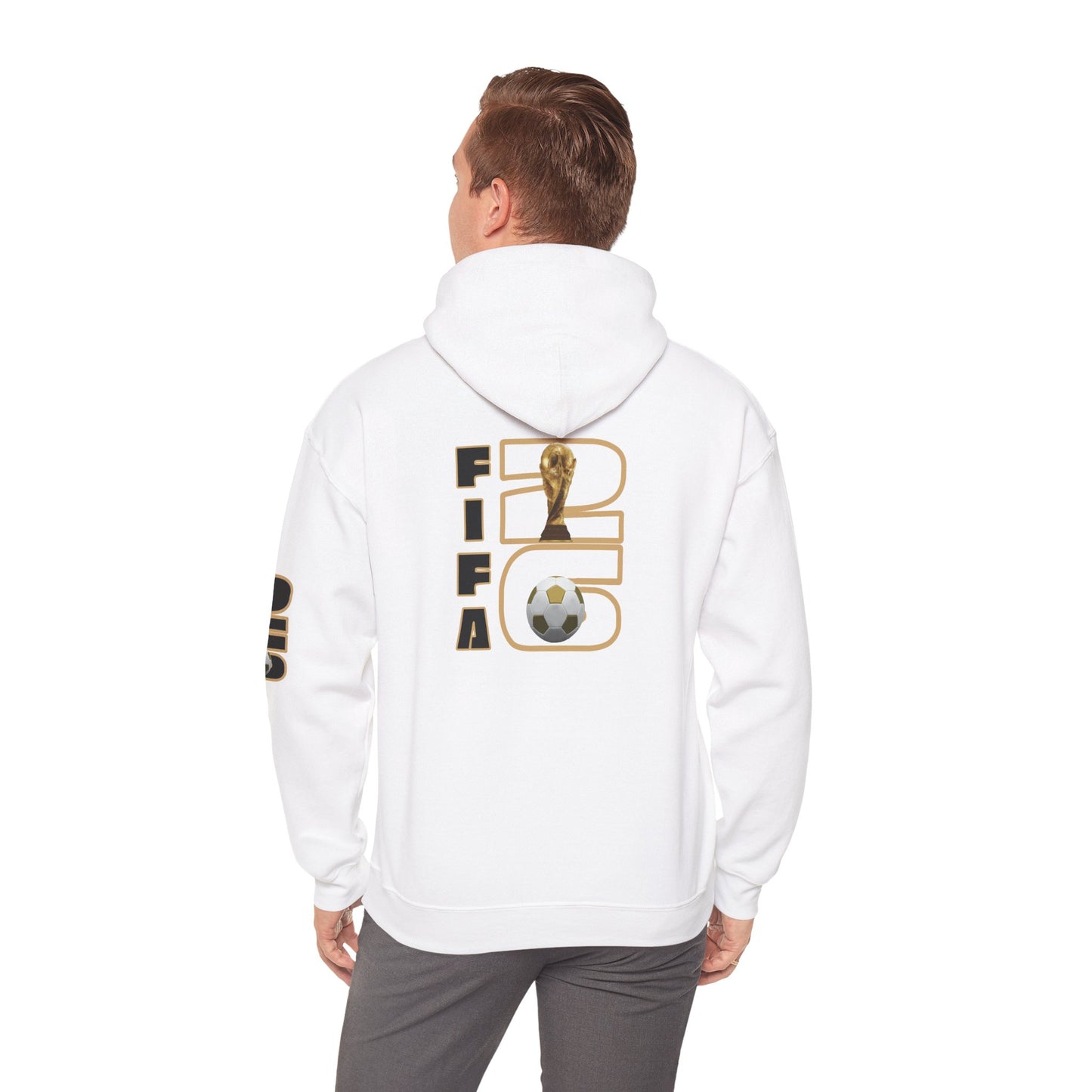 FIFA World Cup Soccer 2026 Hoodie – Soccer Trophy & Ball Graphic Pullover