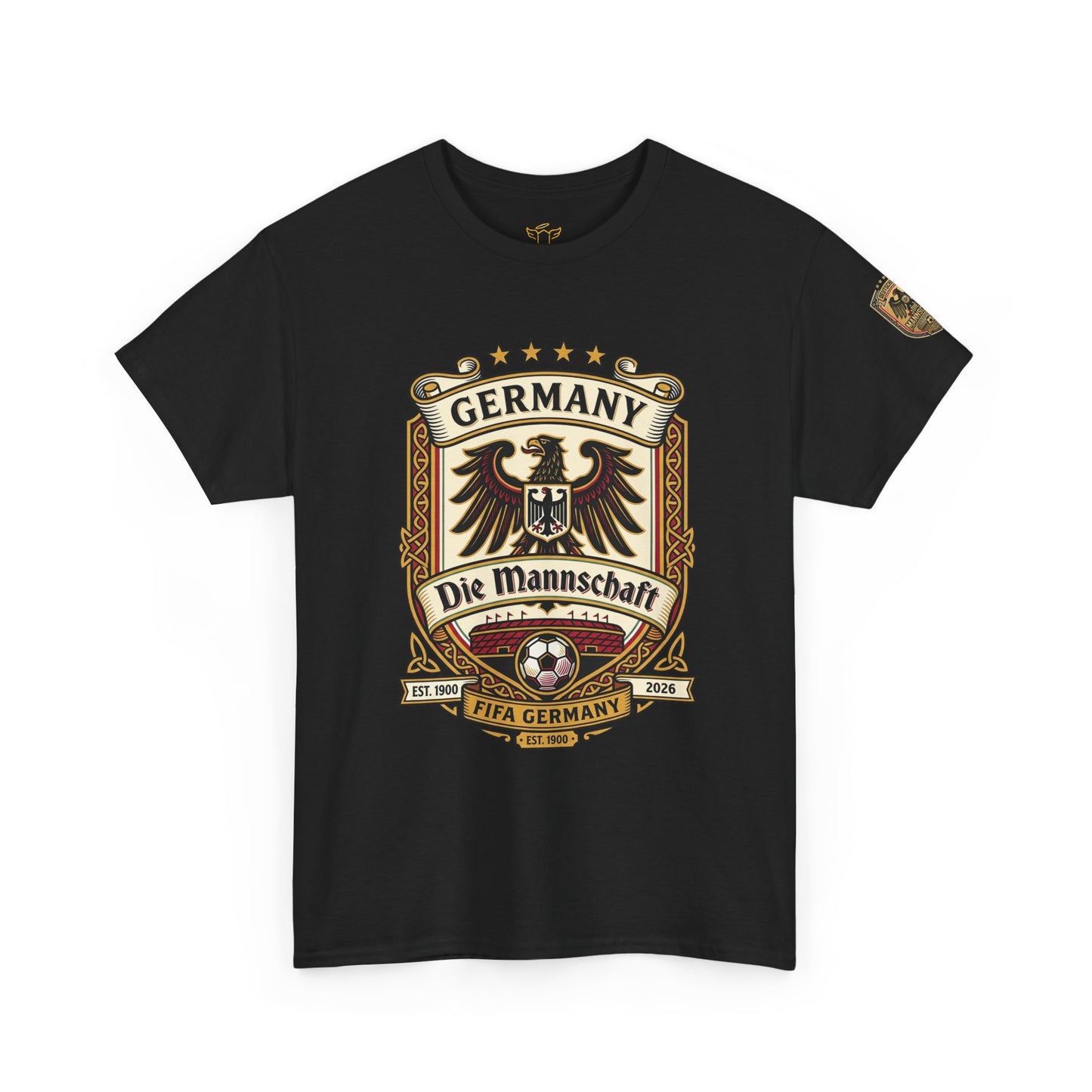 Germany Soccer Crest T-Shirt – "Die Mannschaft" Football Jersey Tee