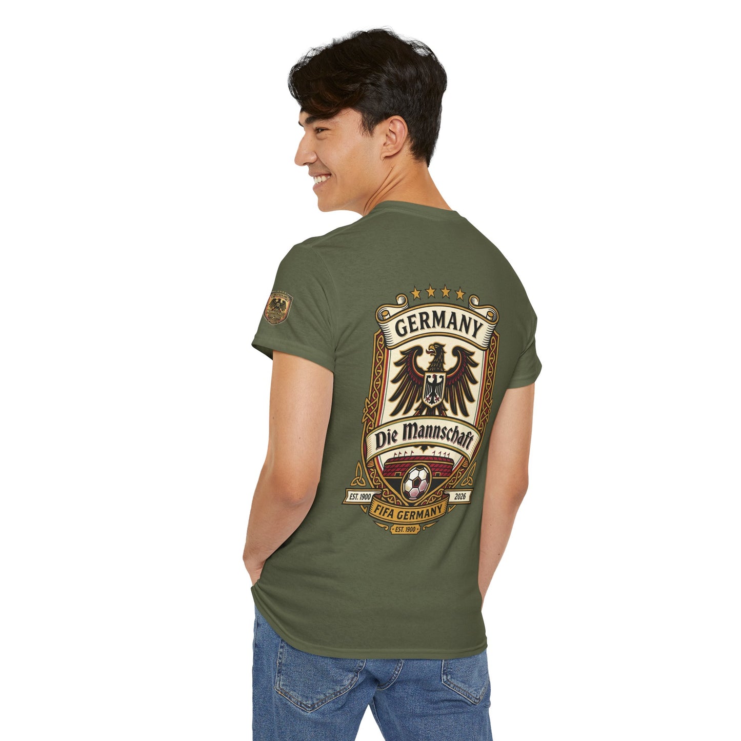 Germany Soccer Crest T-Shirt – "Die Mannschaft" Football Jersey Tee