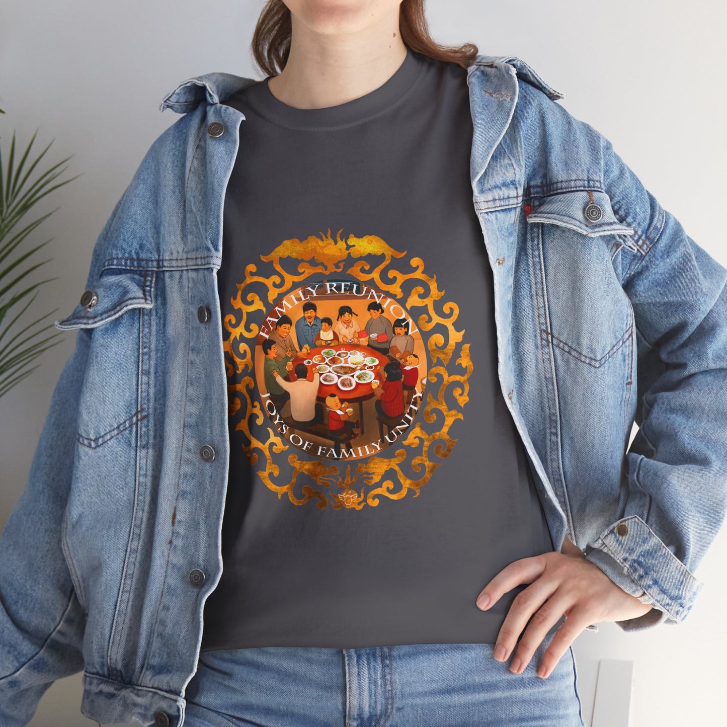 Novelty Tee — Chinese New Year Family Reunion Design