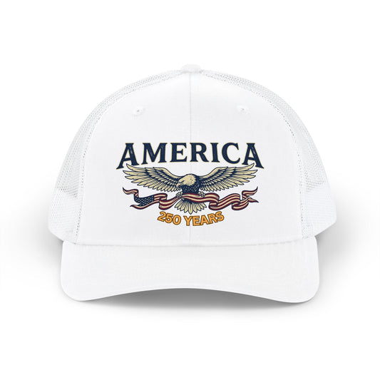 America 250 Years Eagle Snapback Trucker Cap | USA 250th ANNIVERSARY CAP - Trending Novelties & Gifts