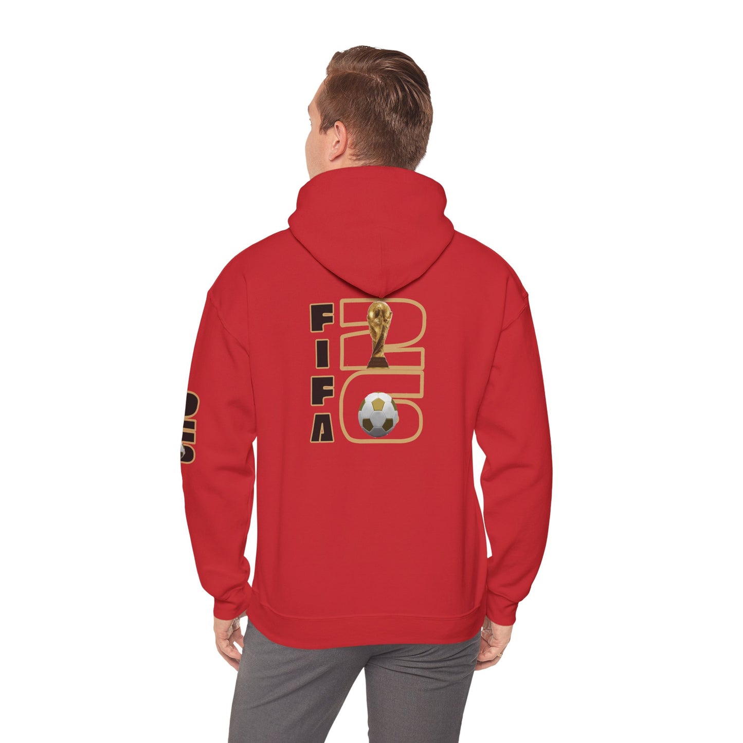 FIFA World Cup Soccer 2026 Hoodie – Soccer Trophy & Ball Graphic Pullover