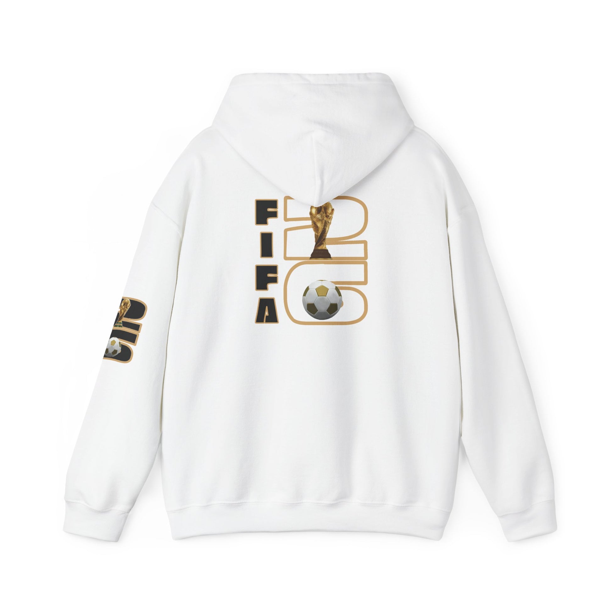 FIFA World Cup Soccer 2026 Hoodie – Soccer Trophy & Ball Graphic Pullover - Trending Novelties & Gifts
