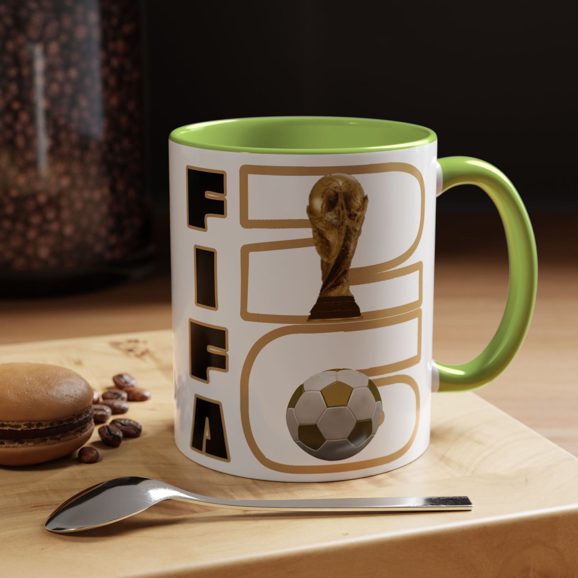 FIFA World Cup '26 Coffee Mug — Soccer Trophy & Ball Graphic 11/15oz - Trending Novelties & Gifts