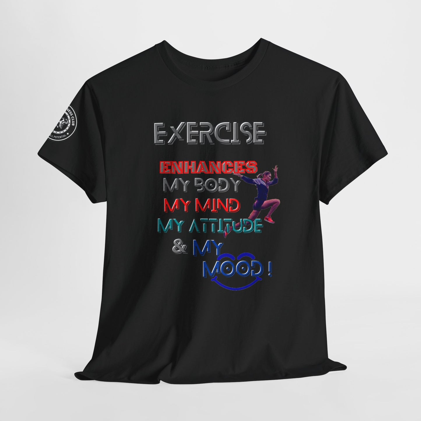 Fitness Quotes Gym Wear Unisex Heavy Cotton Tee 3. FQT