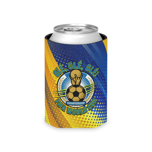 FIFA World Cup Can Cooler — "Olé, Olé, Olé" Soccer Koozie - Trending Novelties & Gifts
