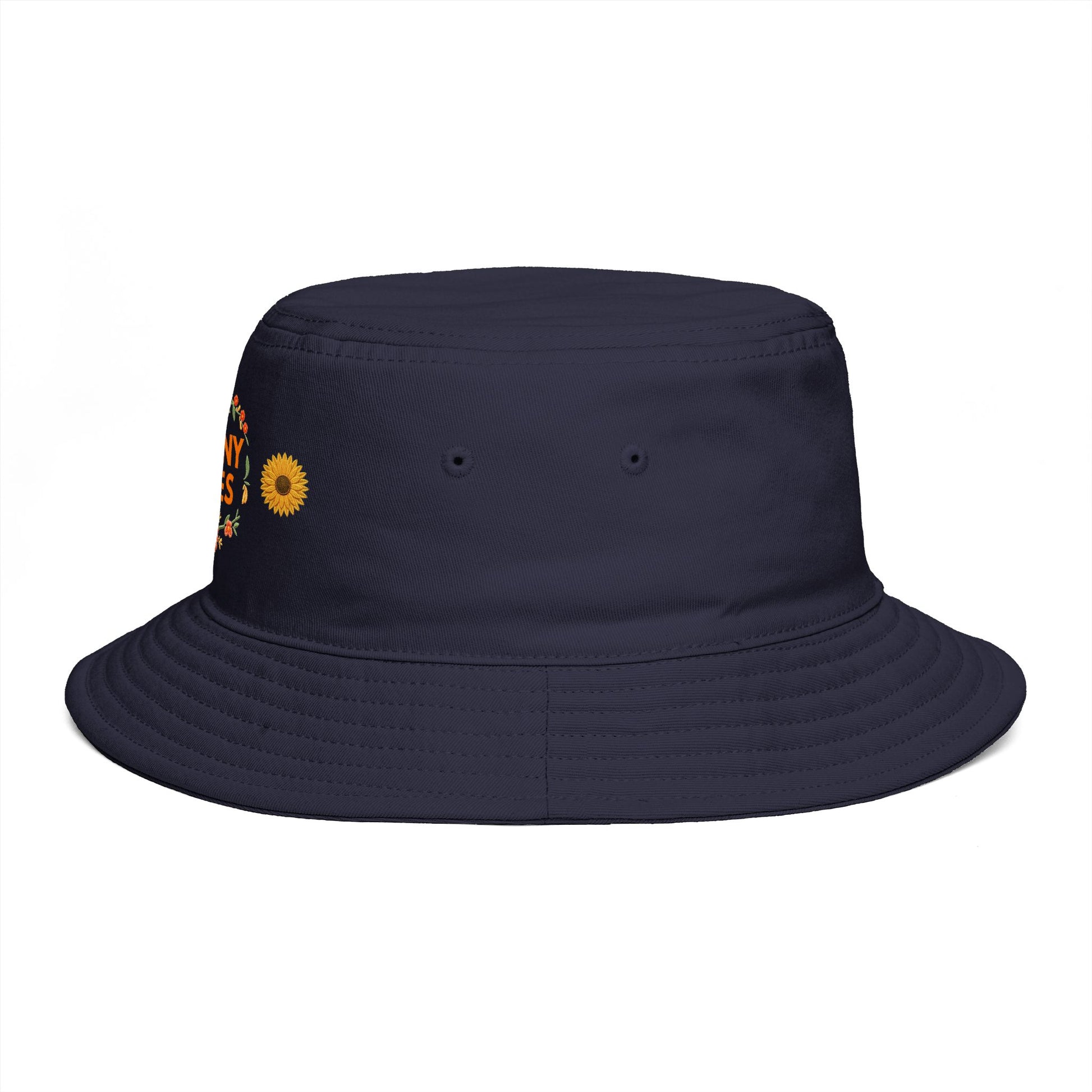 Bucket Hat — Sunny Vibes Floral Sunflower Summer Beach Accessory - Trending Novelties & Gifts