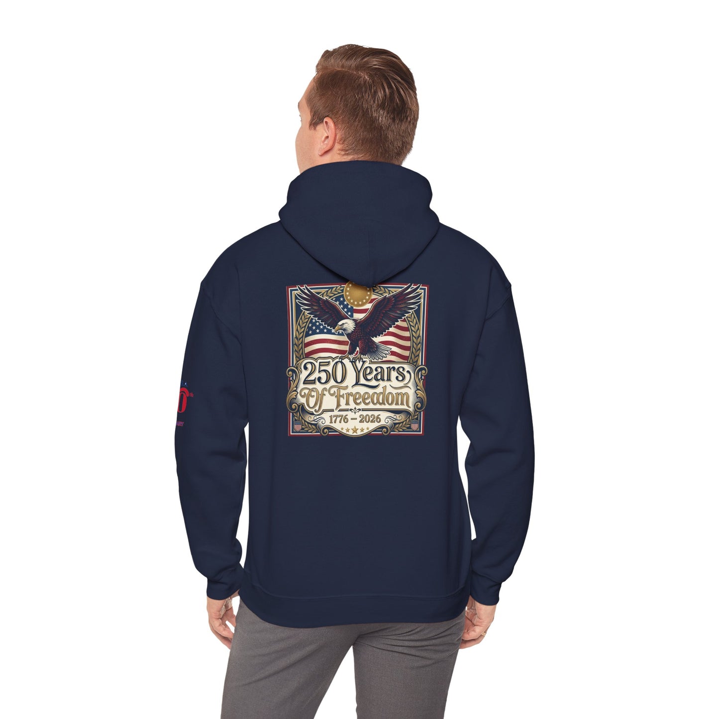 USA 250th ANNIVERSARY Hoodie — America 250 years Anniversary Patriotic Sweatshirt - Trending Novelties & Gifts