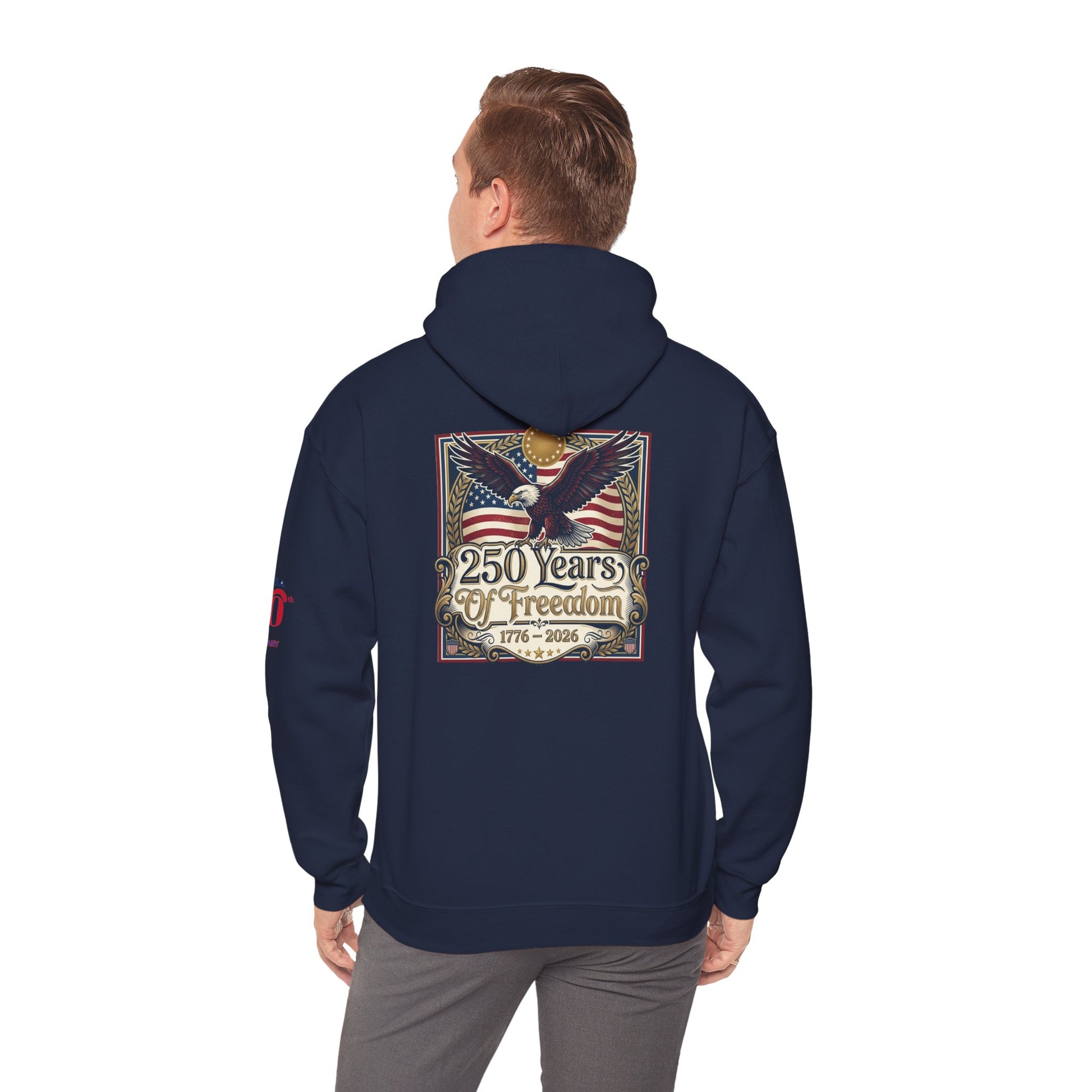 USA 250th ANNIVERSARY Hoodie — America 250 years Anniversary Patriotic Sweatshirt - Trending Novelties & Gifts