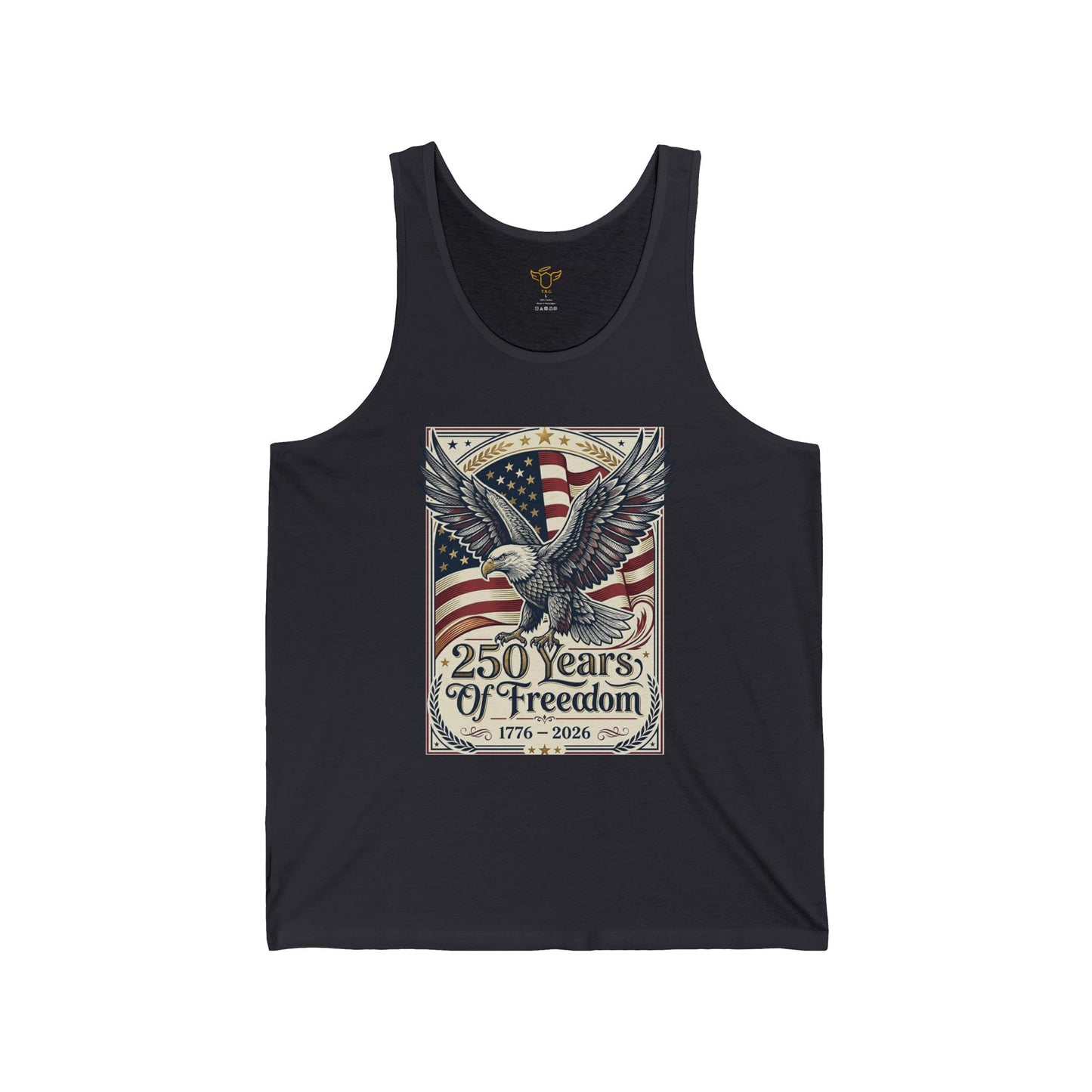 USA 250th ANNIVERSARY  Eagle Tank Top — Patriotic American 250 Years of Freedom Tank Top - Trending Novelties & Gifts