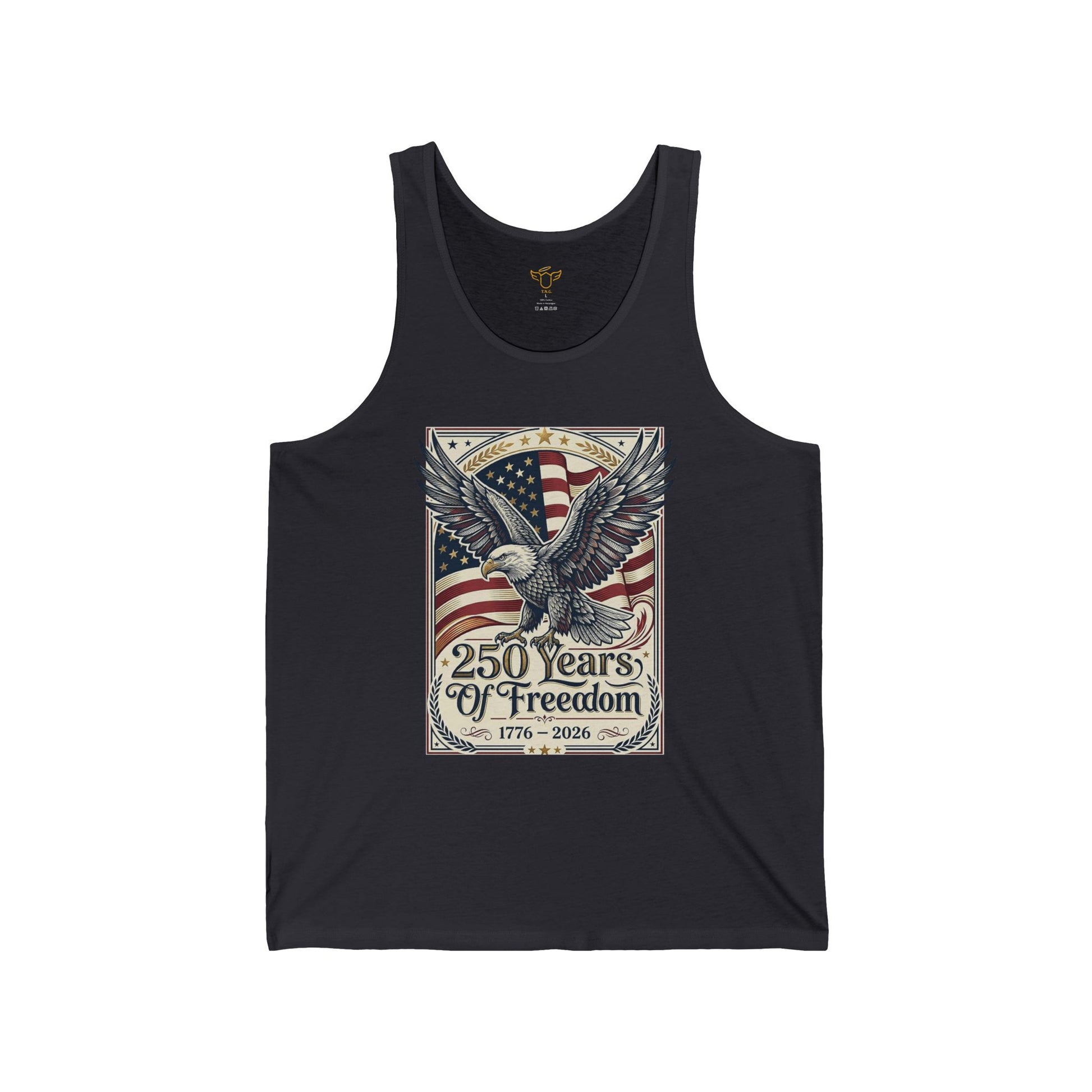 USA 250th ANNIVERSARY  Eagle Tank Top — Patriotic American 250 Years of Freedom Tank Top - Trending Novelties & Gifts