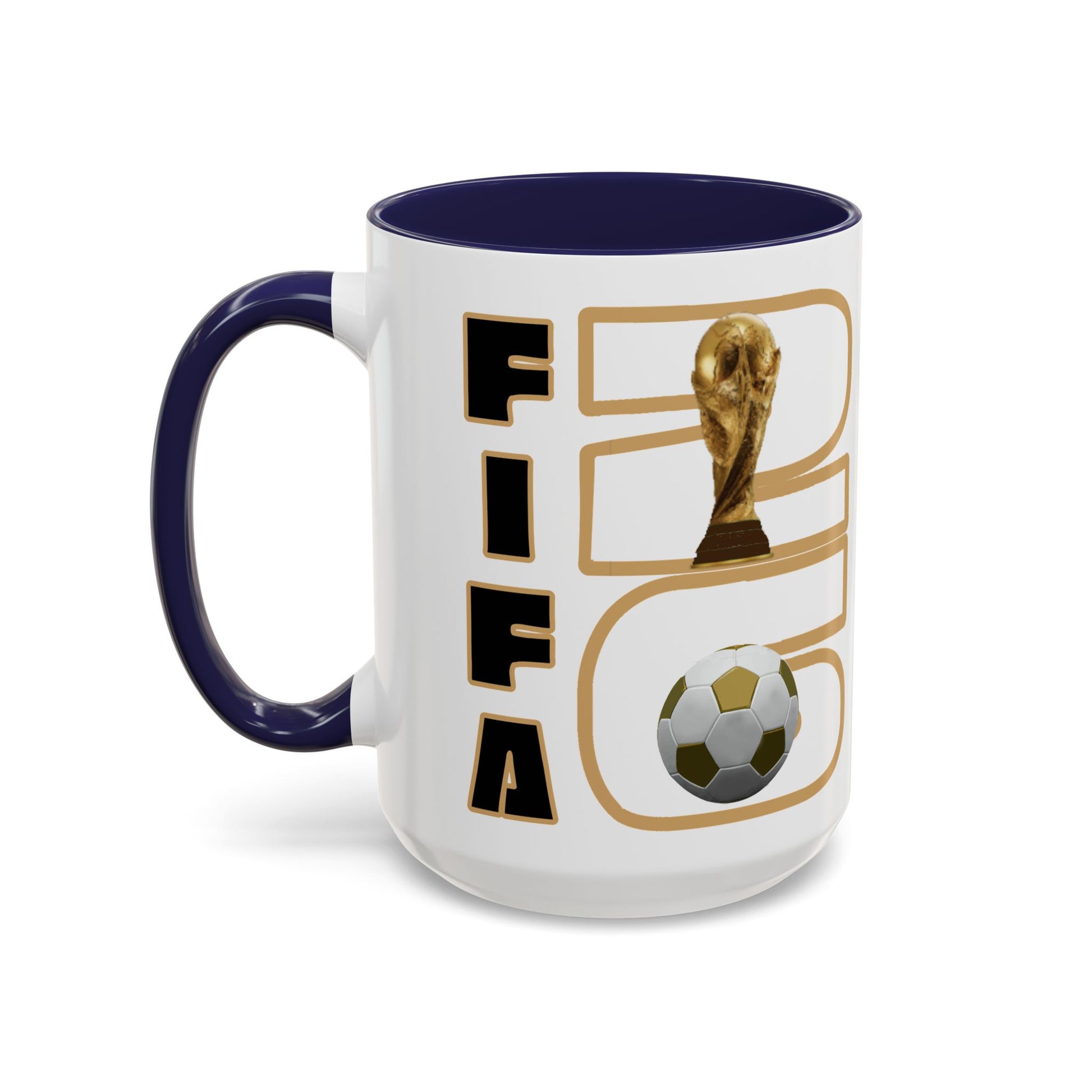 FIFA World Cup '26 Coffee Mug — Soccer Trophy & Ball Graphic 11/15oz - Trending Novelties & Gifts