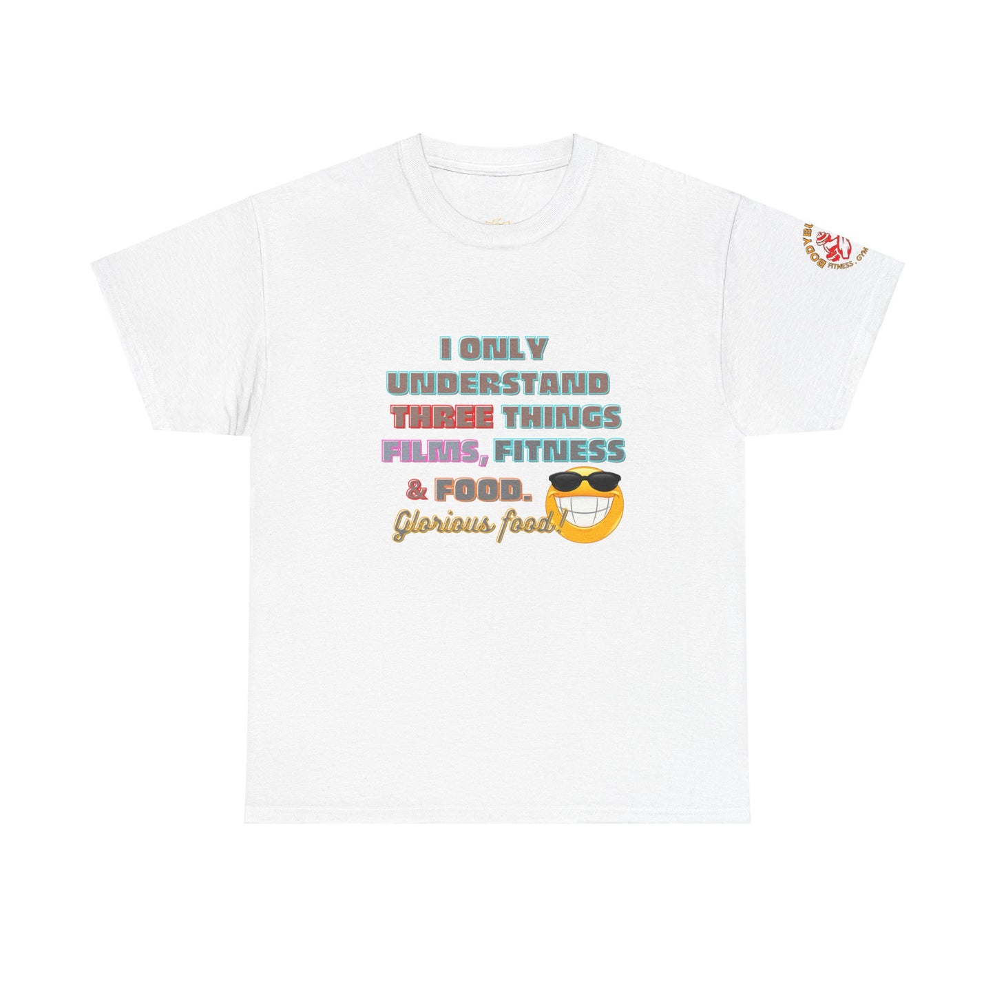 Funny Fitness Quotes Unisex Heavy Cotton Tee. FQT