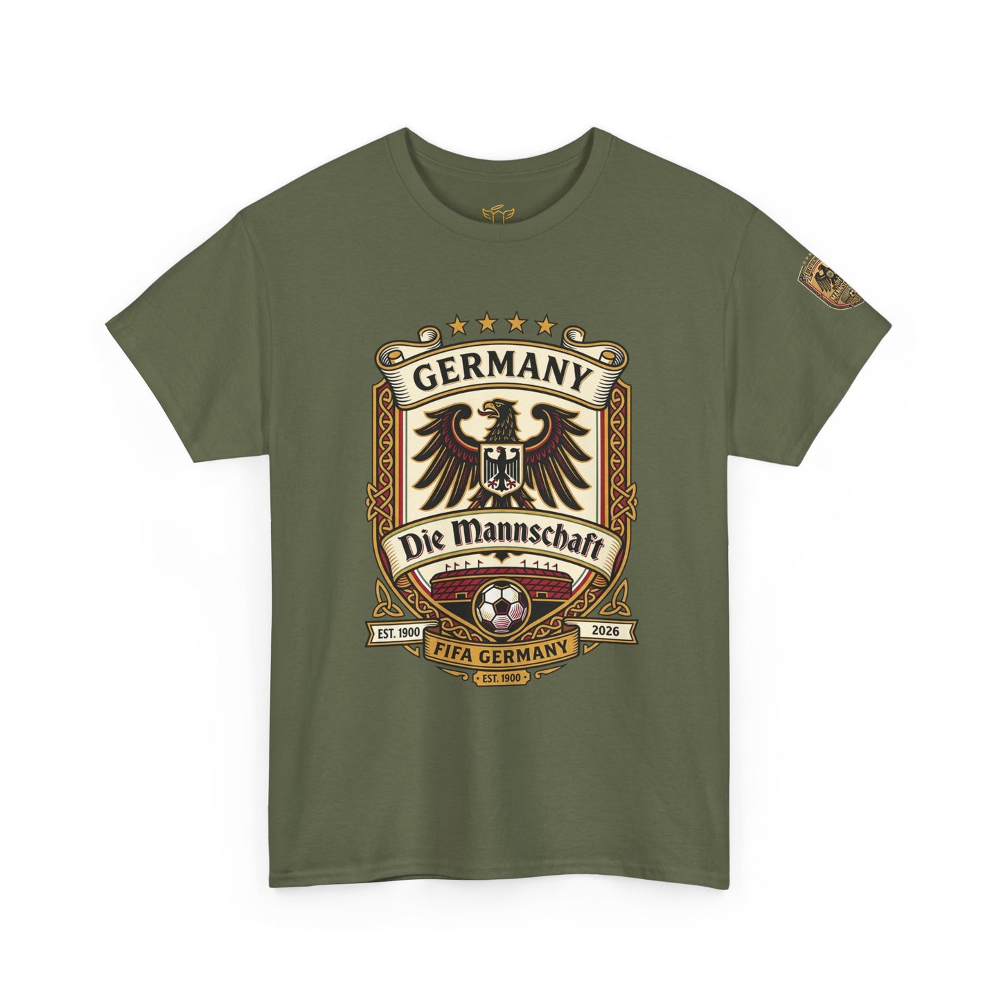 Germany Soccer Crest T-Shirt – "Die Mannschaft" Football Jersey Tee