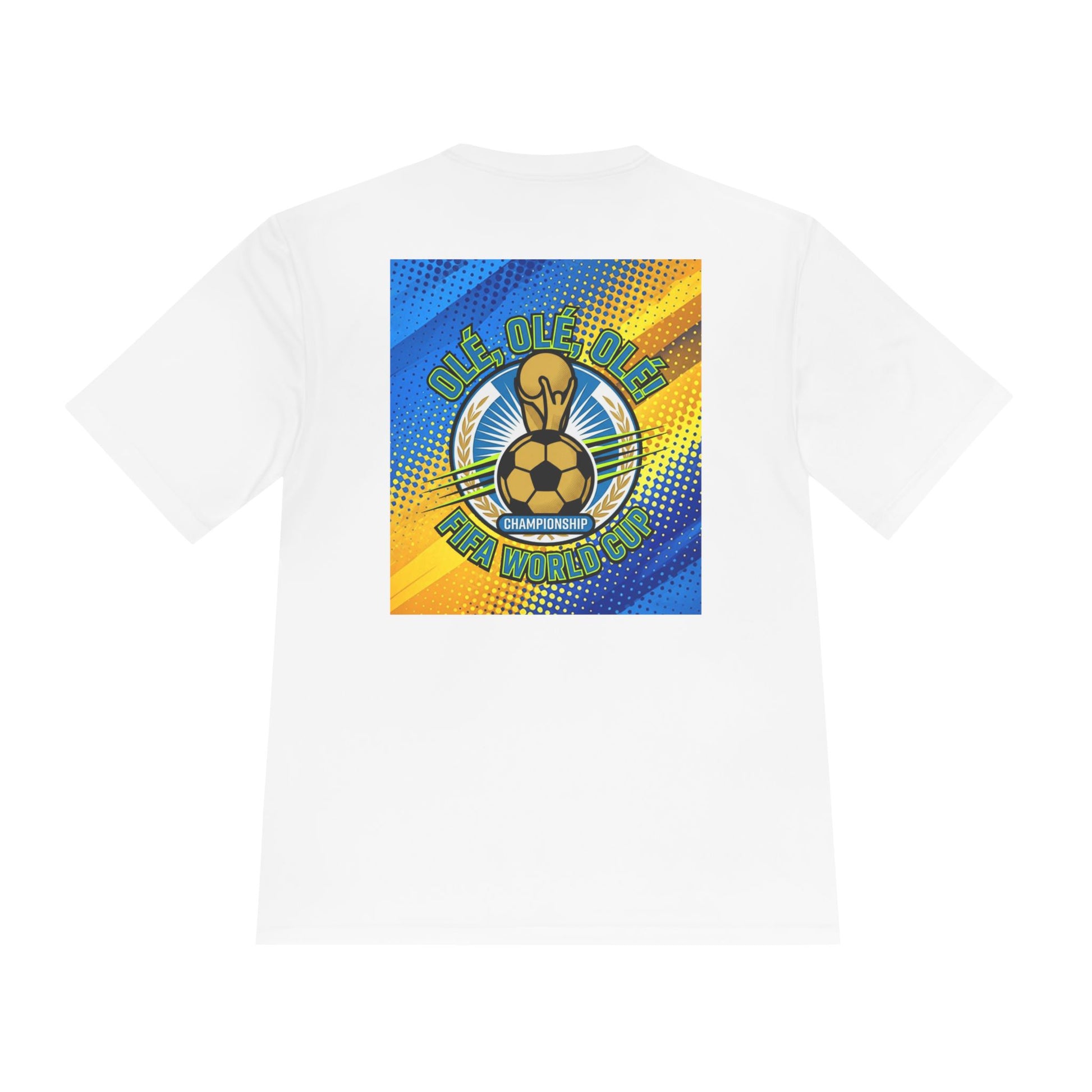 World Cup Soccer Moisture-Wicking Tee — "Ole Ole Ole" Graphic Tee - Trending Novelties & Gifts