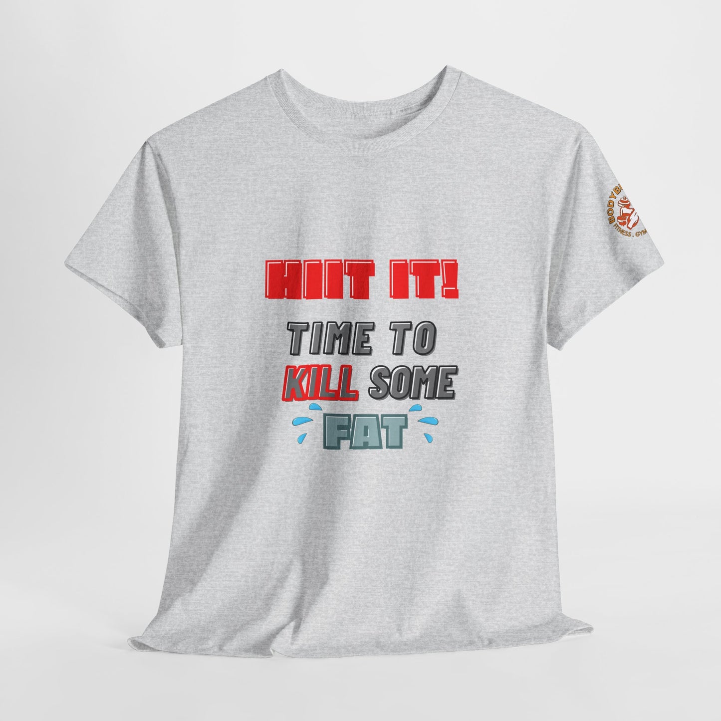 Fitness Quotes Unisex Cotton Tee for HIIT enthusiasts. FQT