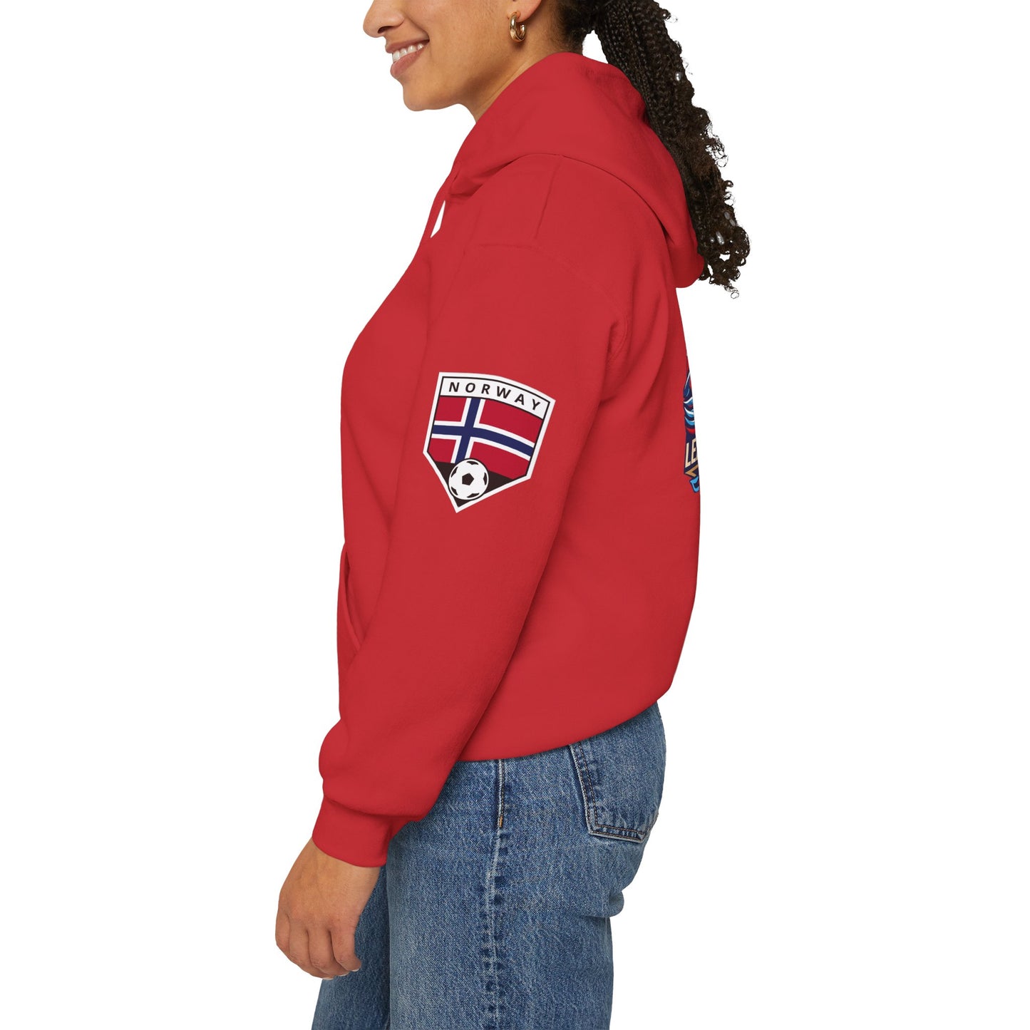 Norway '26 Leaders of the North Hoodie — Norwegian Soccer Fan Pullover
