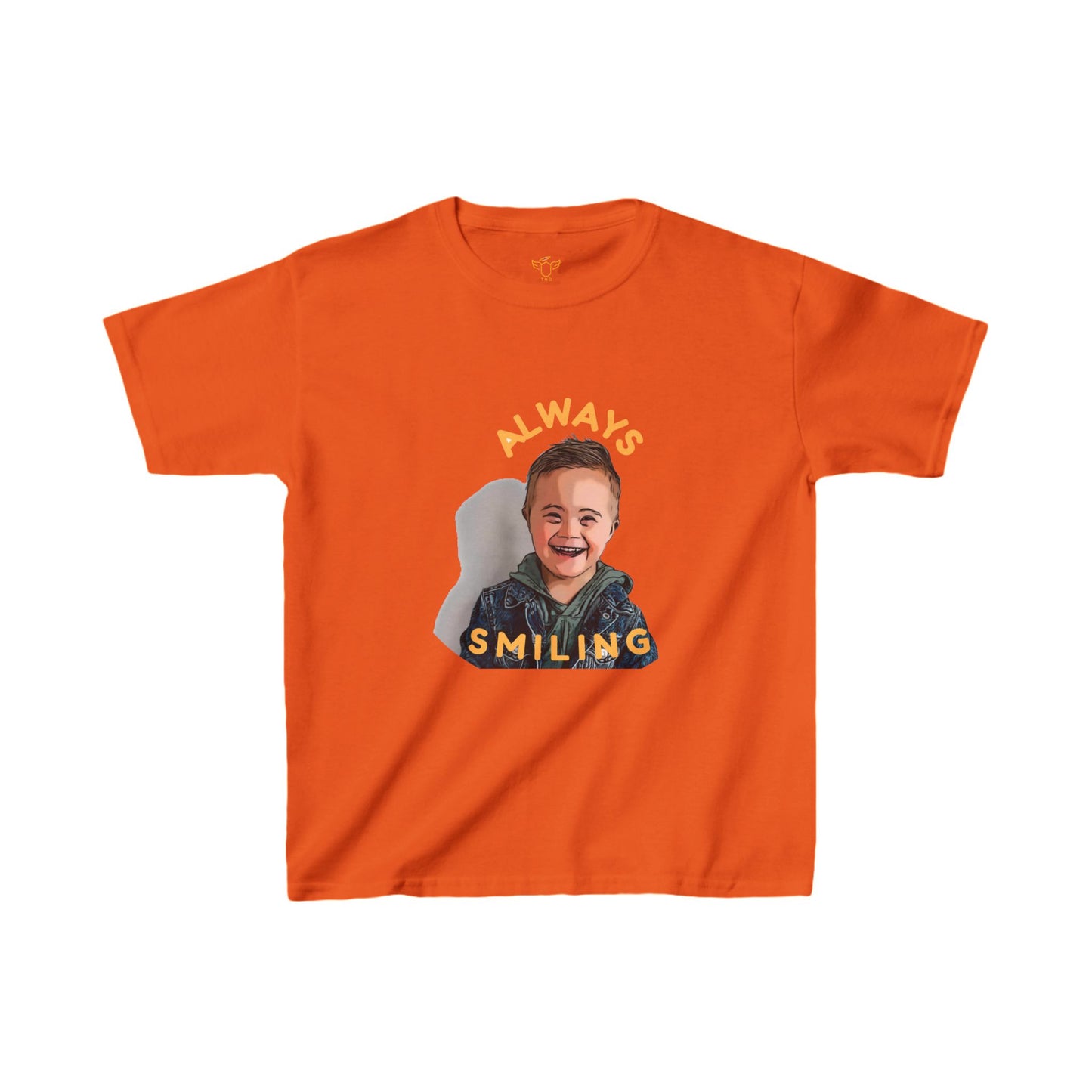 Novelty Tee Kids T-Shirt - Instagram's OurHuddyBuddy Smiling