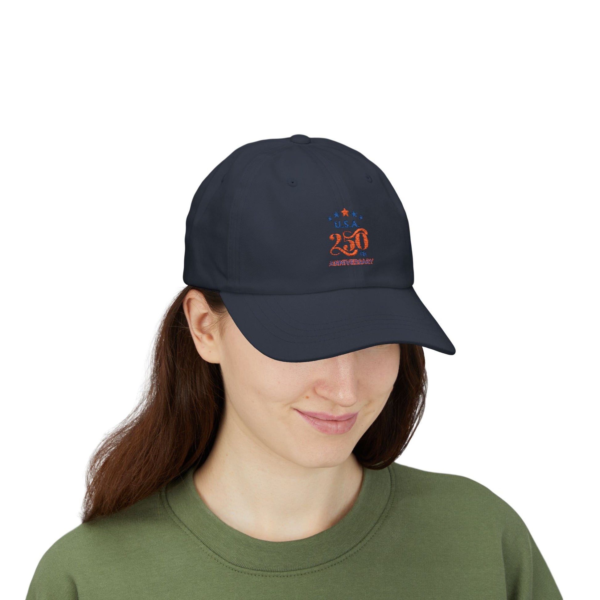 USA 250th Anniversary Dad Cap — Patriotic 250th Anniversary Baseball Hat - Trending Novelties & Gifts