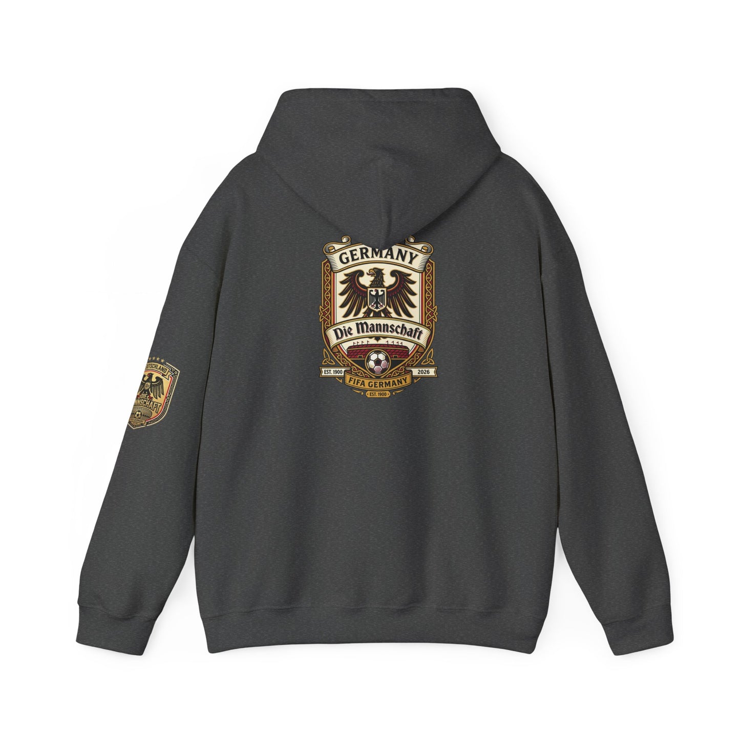 Germany Soccer Die Mannschaft Crest Hoodie – Vintage Germany Soccer Crest Pullover