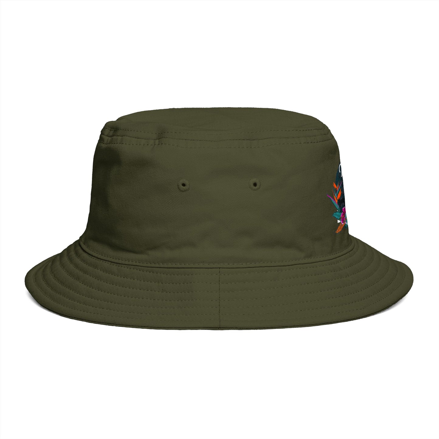 SummerBucket Hat — Tropical Vibes Embroidered Floral Beach Hat - Trending Novelties & Gifts