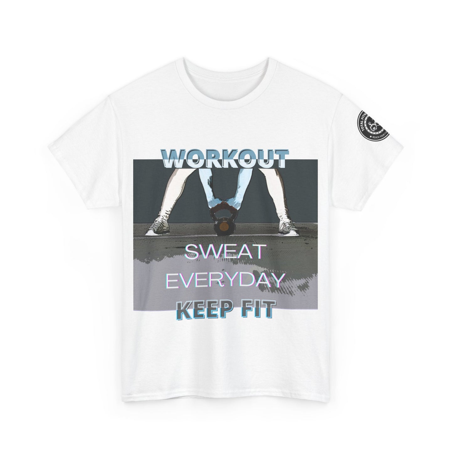 Fitness Quotes Unisex Heavy Cotton Tee. FQT