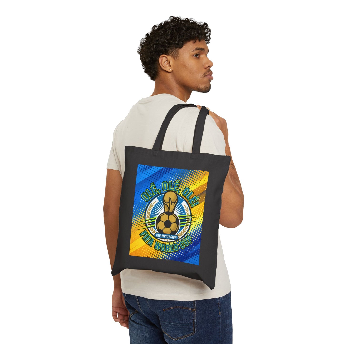 FIFA Fans' Tote Bag — "Ole, Ole, Ole" World Cup Soccer Canvas Tote - Trending Novelties & Gifts