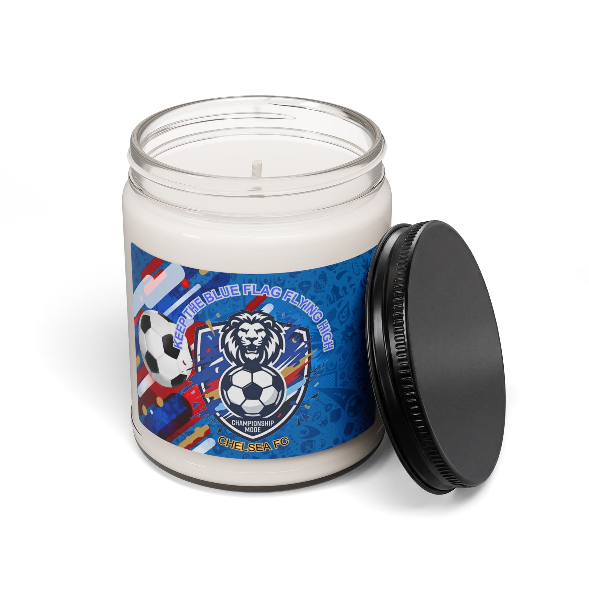 Keep the Blue Flag Flying High Candle | Chelsea Soccer Fans Proud New Label - Trending Novelties & Gifts