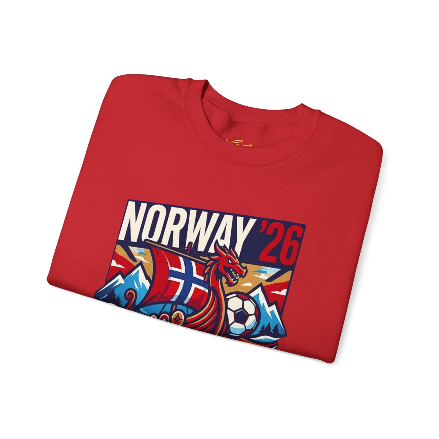 Norway '26 Viking Soccer Sweatshirt — Leaders of the North World Cup Fan Pullover
