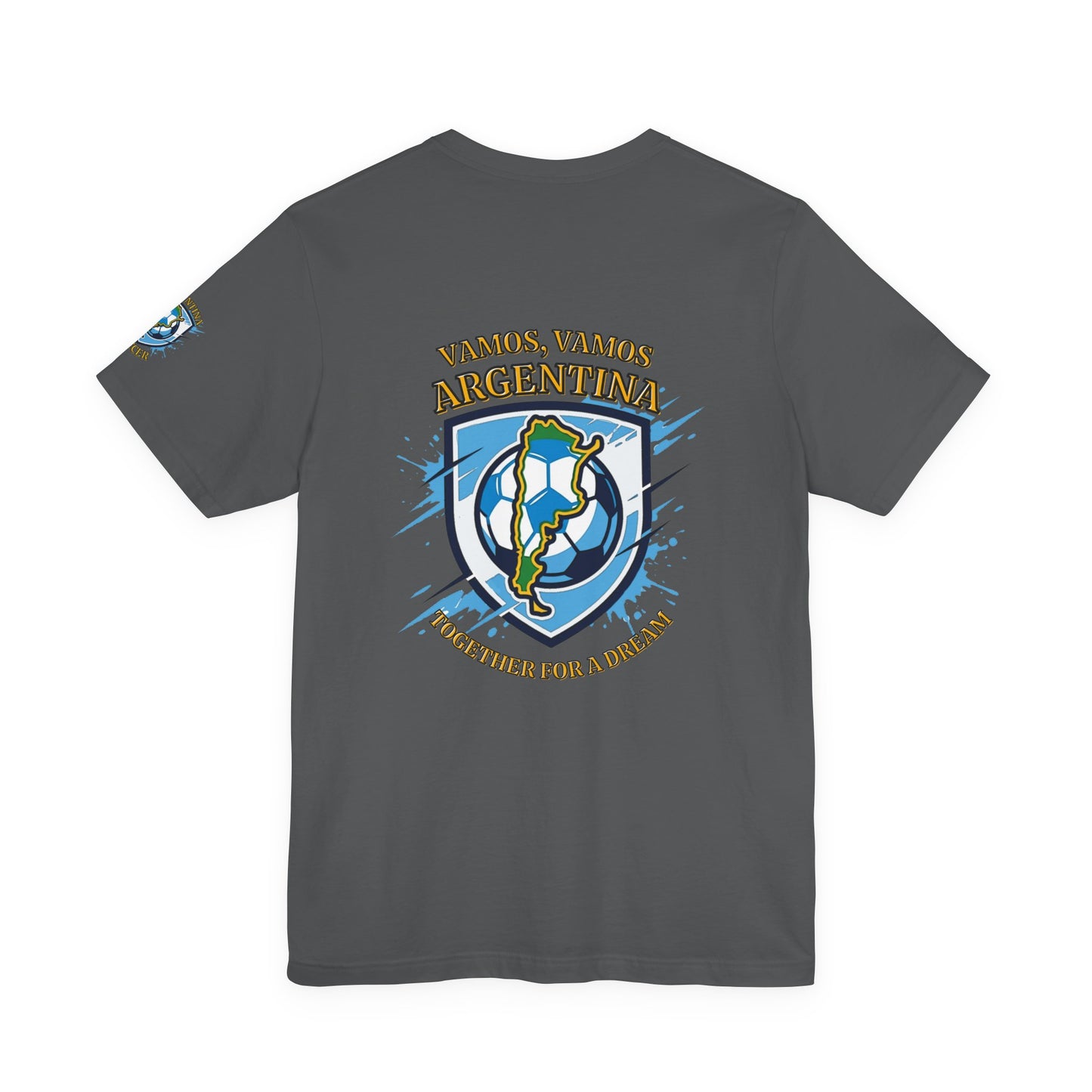 Argentina Soccer T-Shirt - "Vamos, Vamos Argentina" Together for a Dream Fan Tee - Trending Novelties & Gifts