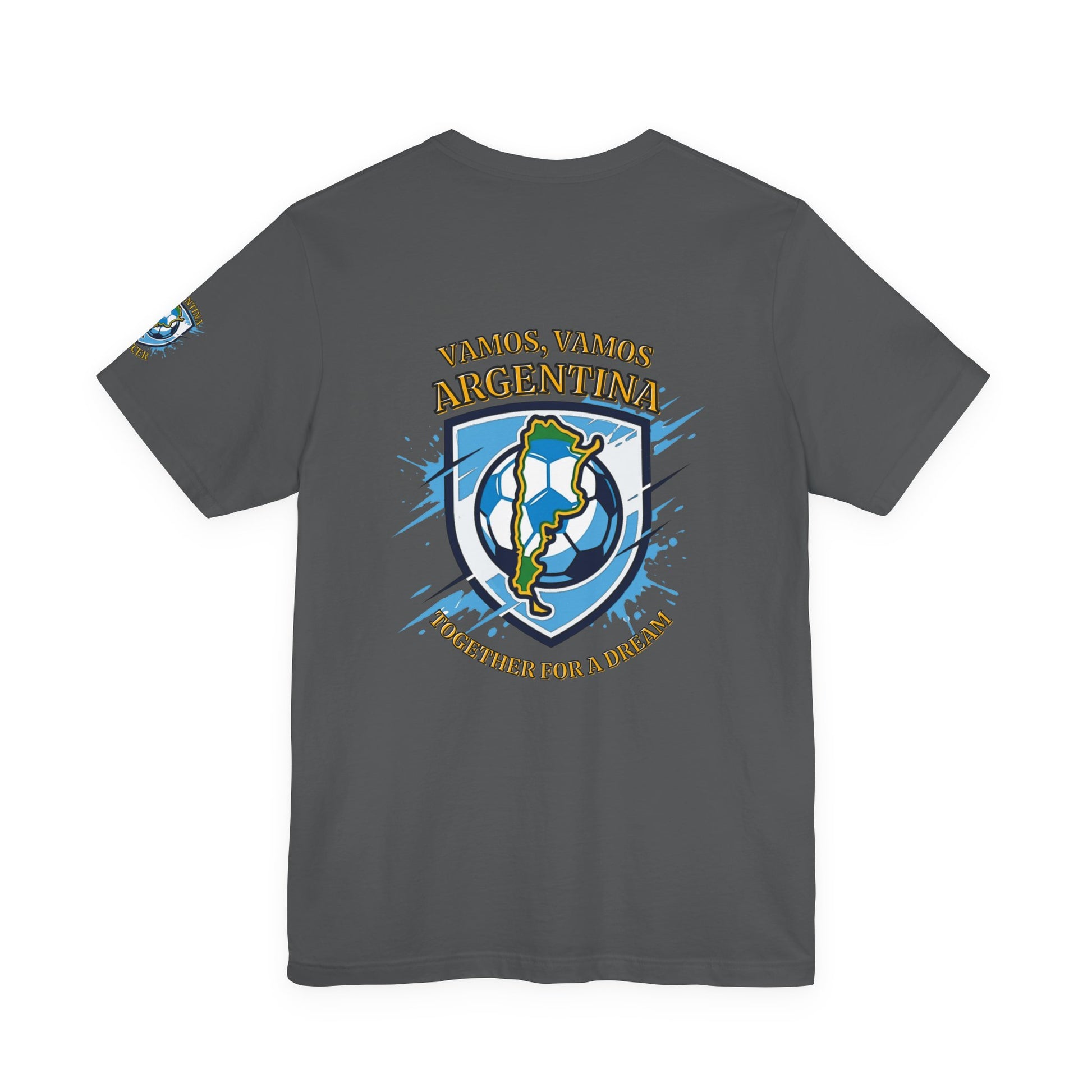 Argentina Soccer T-Shirt - "Vamos, Vamos Argentina" Together for a Dream Fan Tee - Trending Novelties & Gifts