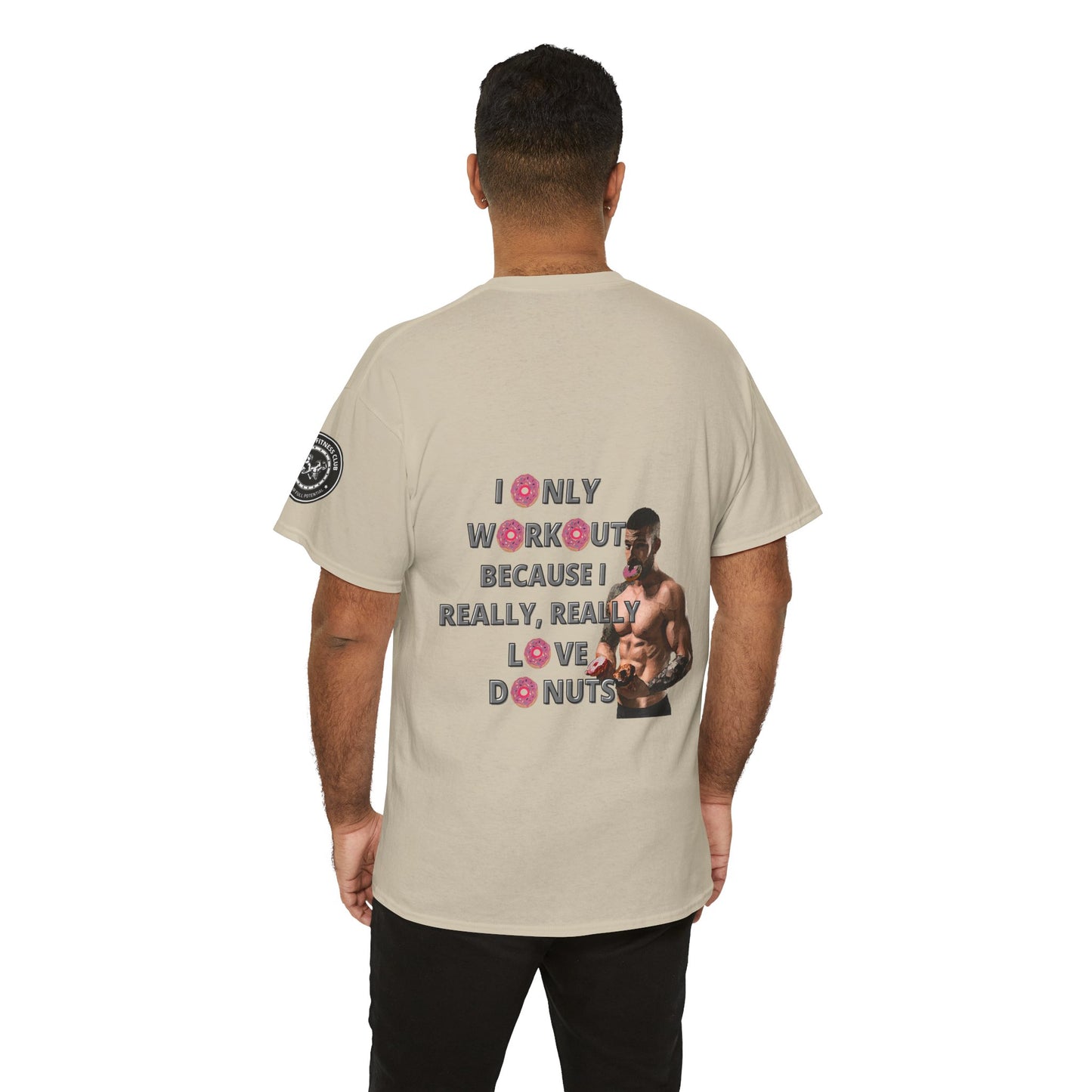 Funny Fitness Quotes Tee 2 - Donut Lover Unisex T-Shirt. FQT