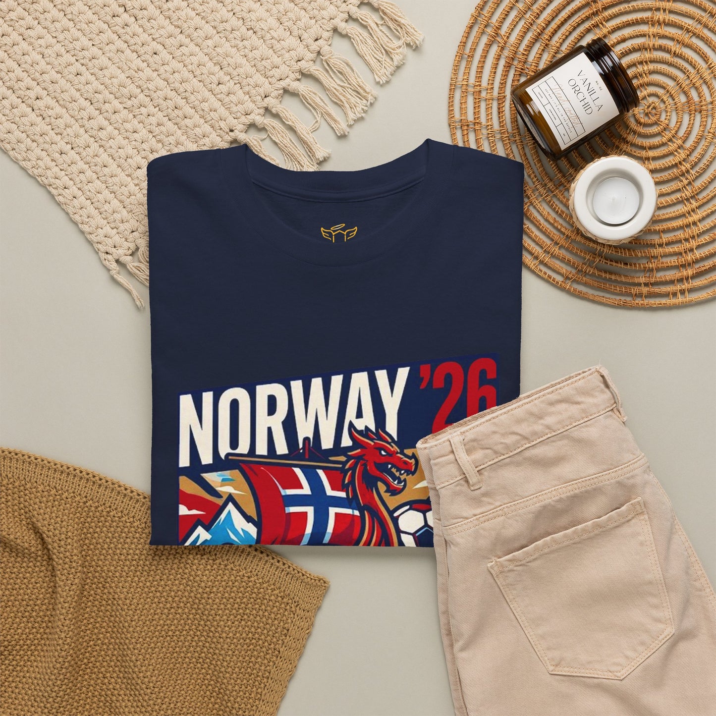 Leaders of the North: Norway '26 Soccer Fan Tee