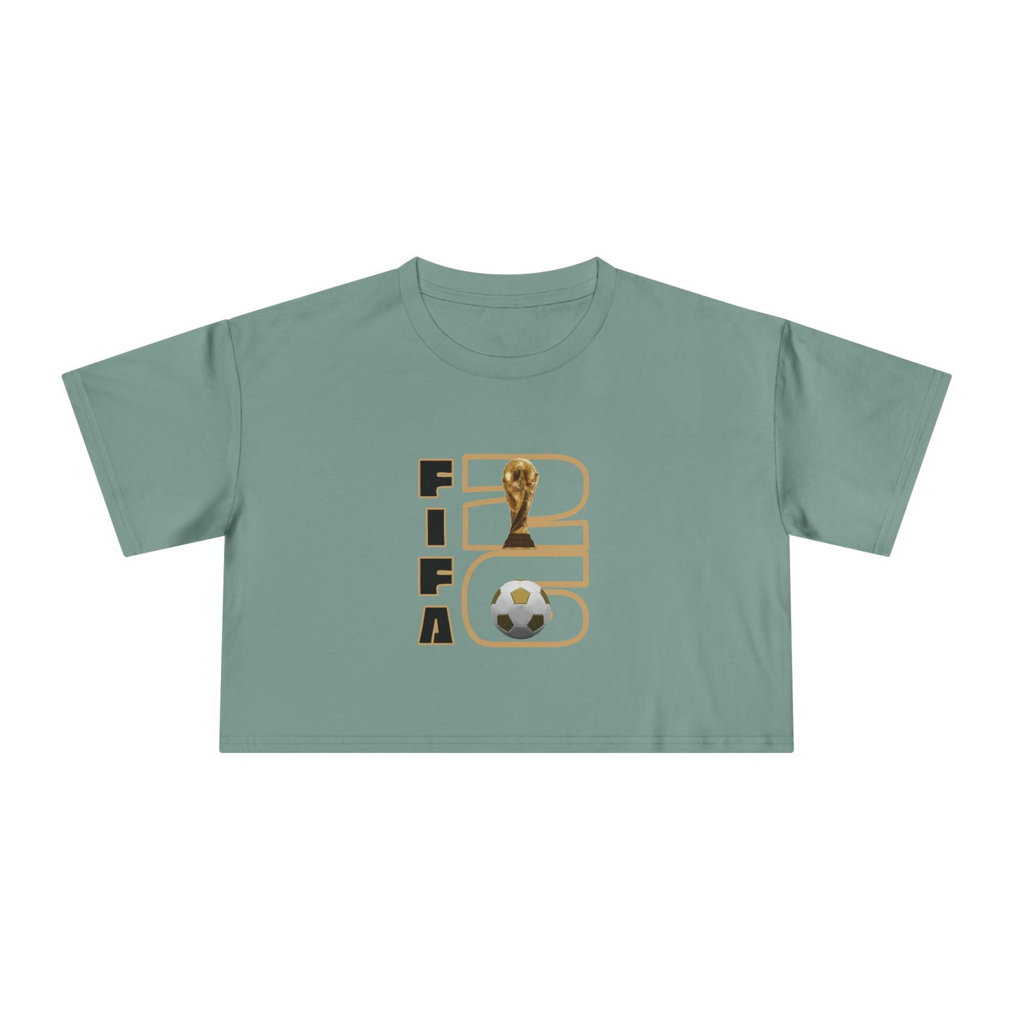 Women's Crop Tee — FIFA World Cup Soccer '26 Graphic