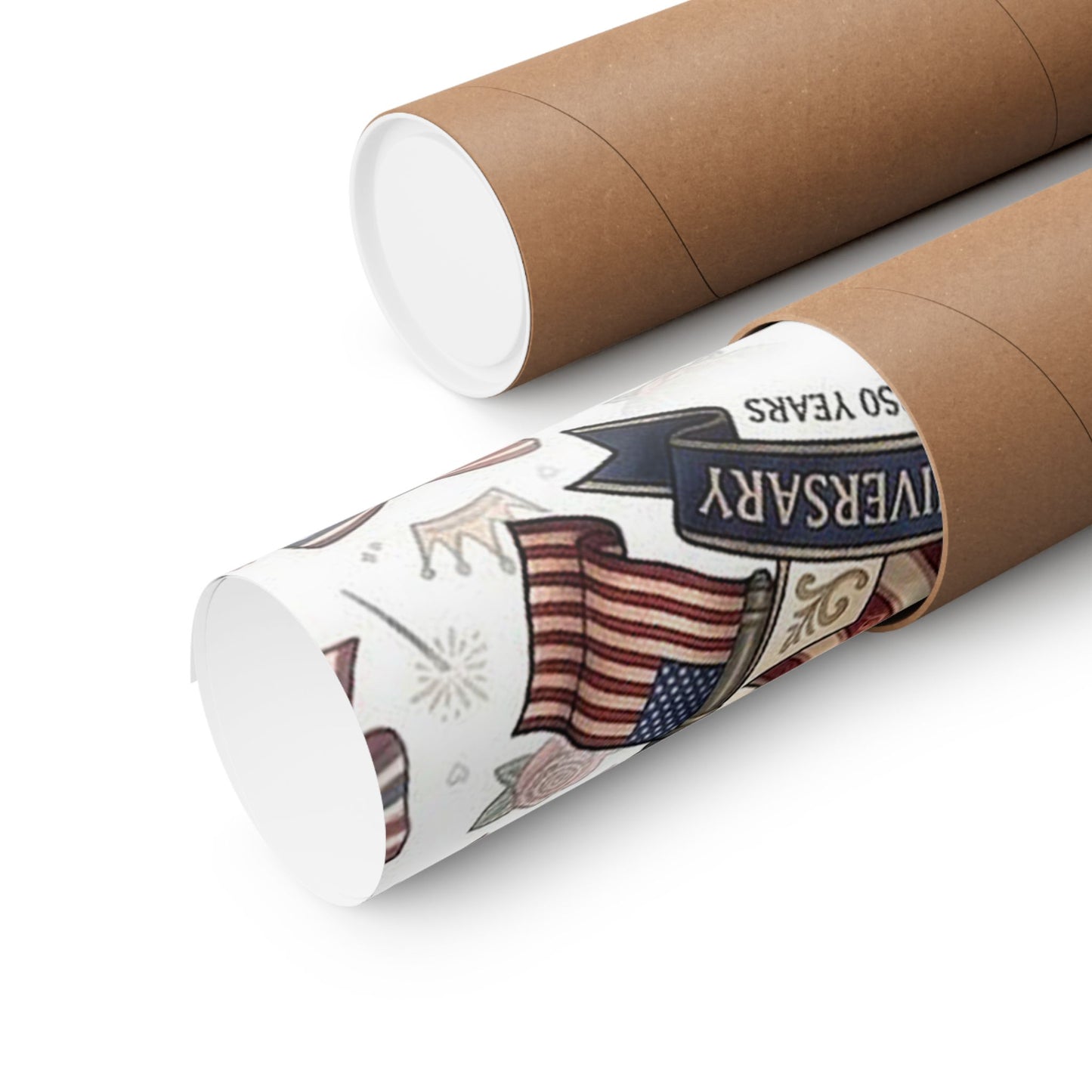 Land of the Free Patriotic Matte Poster — USA 250th Anniversary Bow Wall Art - Trending Novelties & Gifts