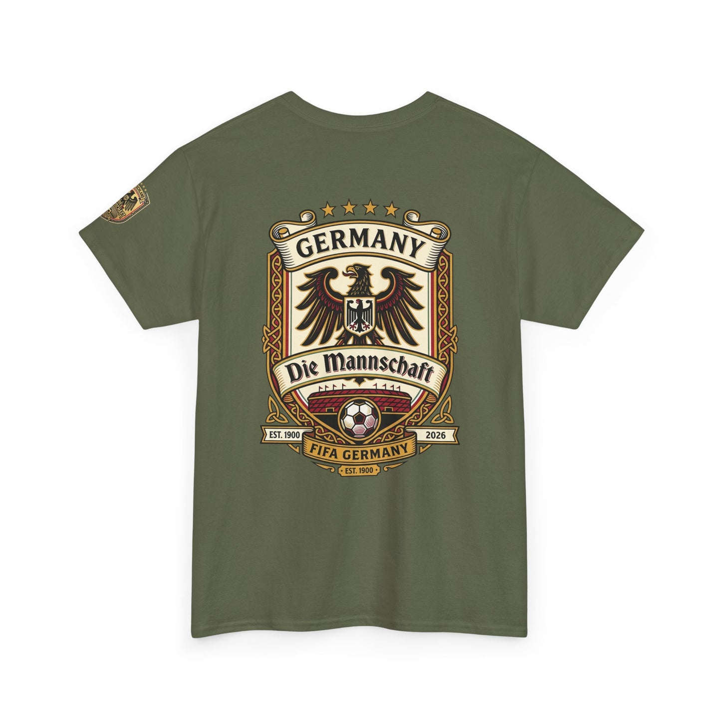 Germany Soccer Crest T-Shirt – "Die Mannschaft" Football Jersey Tee