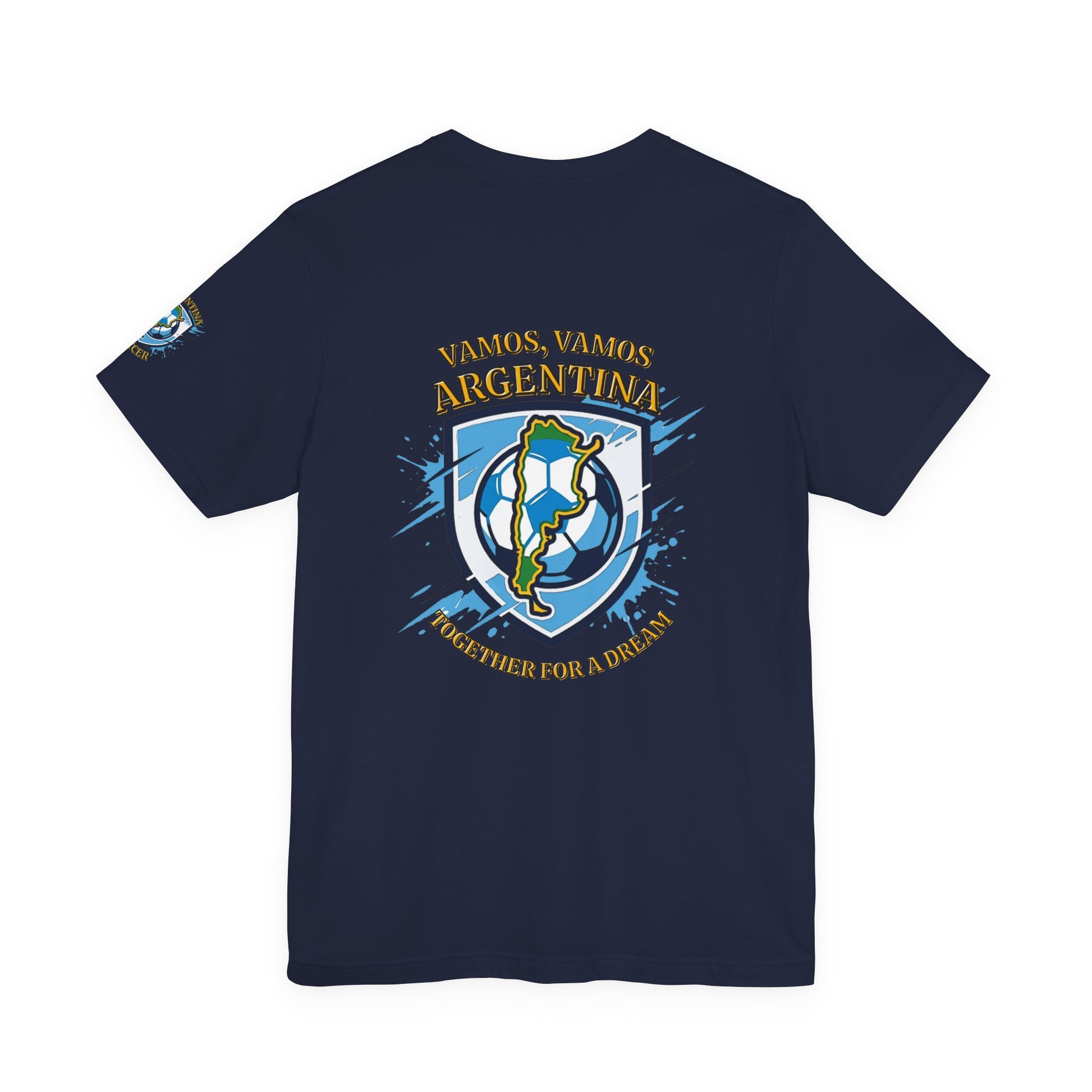 Argentina Soccer T-Shirt - "Vamos, Vamos Argentina" Together for a Dream Fan Tee - Trending Novelties & Gifts