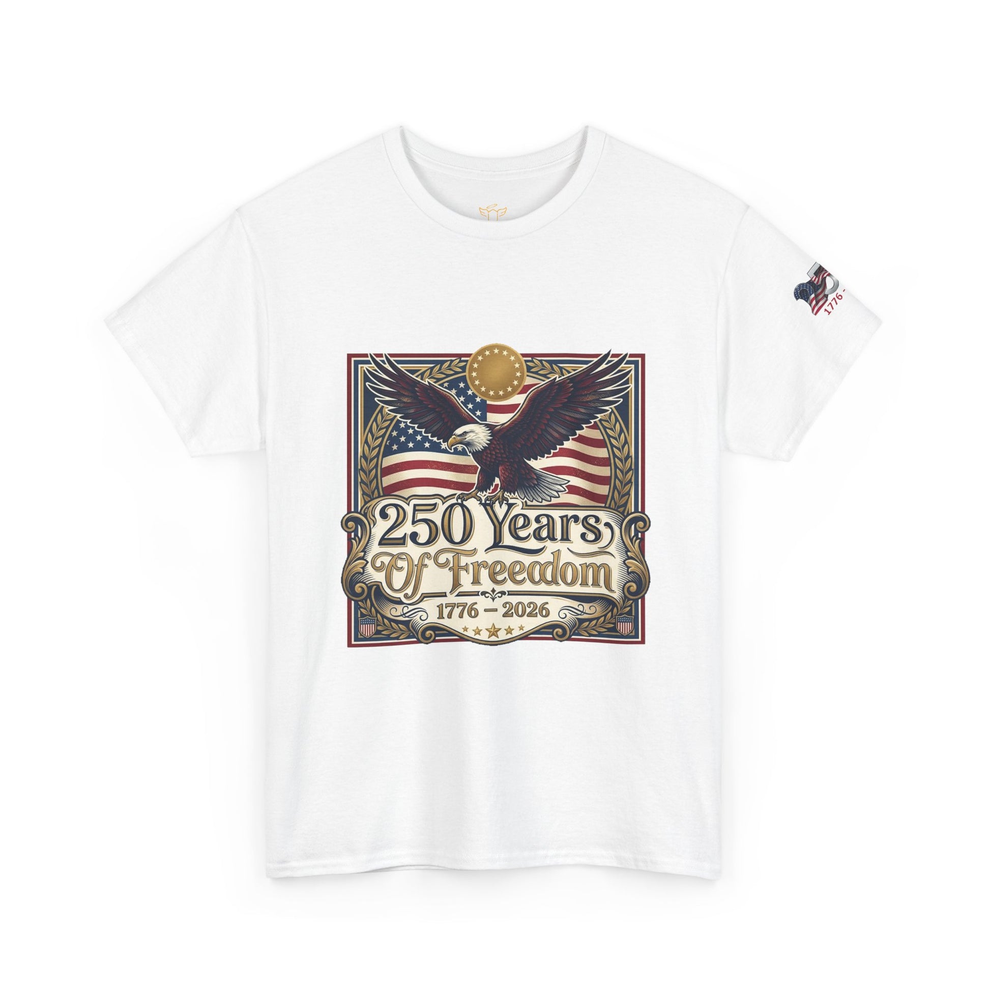 250 Years of Freedom T-Shirt — USA 250TH Anniversary Patriotic Eagle Tee
