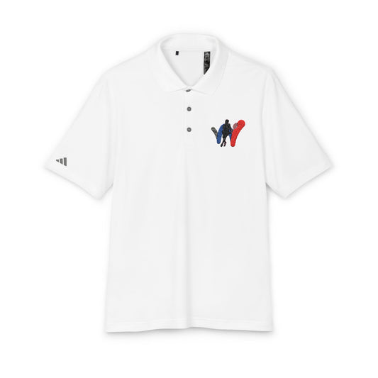 Adidas Polo Shirt with Tennis Themed Motif