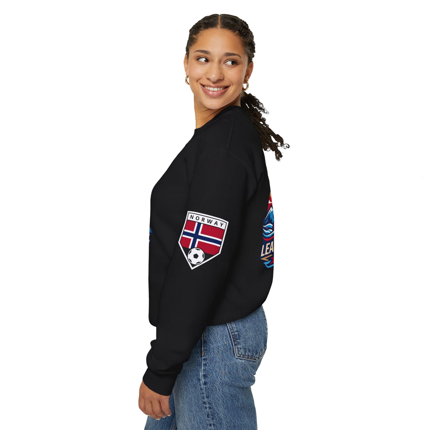 Norway '26 Viking Soccer Sweatshirt — Leaders of the North World Cup Fan Pullover
