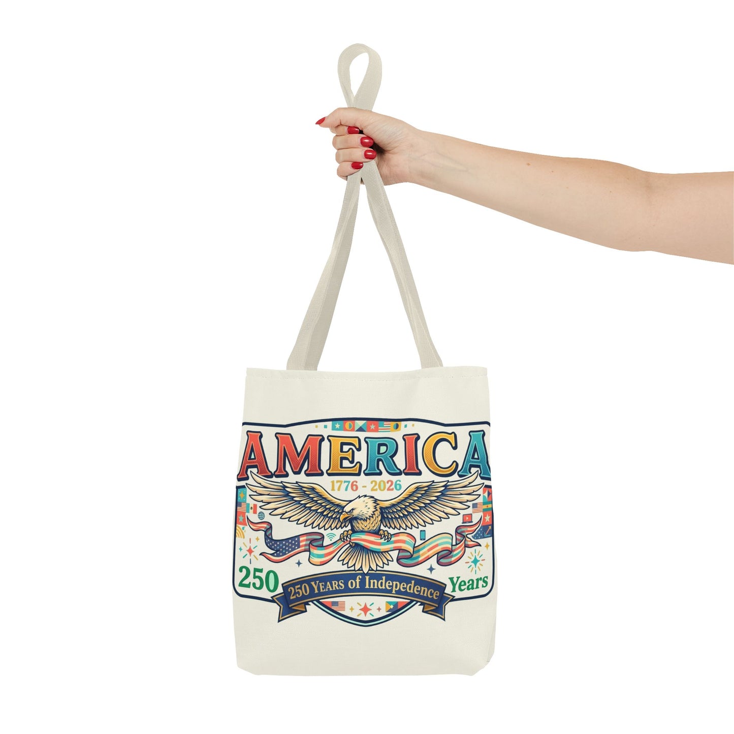 USA 250th ANNIVERSARY Tote Bag — America's 250th ANNIVERSARY Patriotic Eagle Tote - Trending Novelties & Gifts