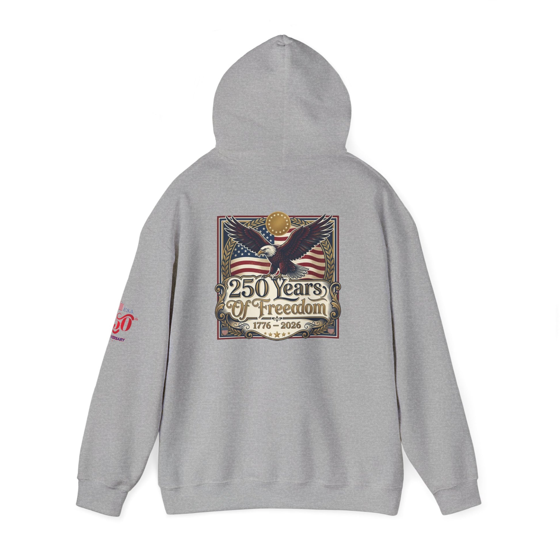 USA 250th ANNIVERSARY Hoodie — America 250 years Anniversary Patriotic Sweatshirt - Trending Novelties & Gifts